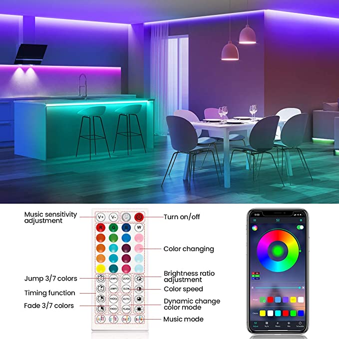RGB-Led-Strip-Lights-GLIME-10m-Led-Strips-with-App-Controlled--Music-Sync-5050-Flexible-Color-Changi-1780652-4