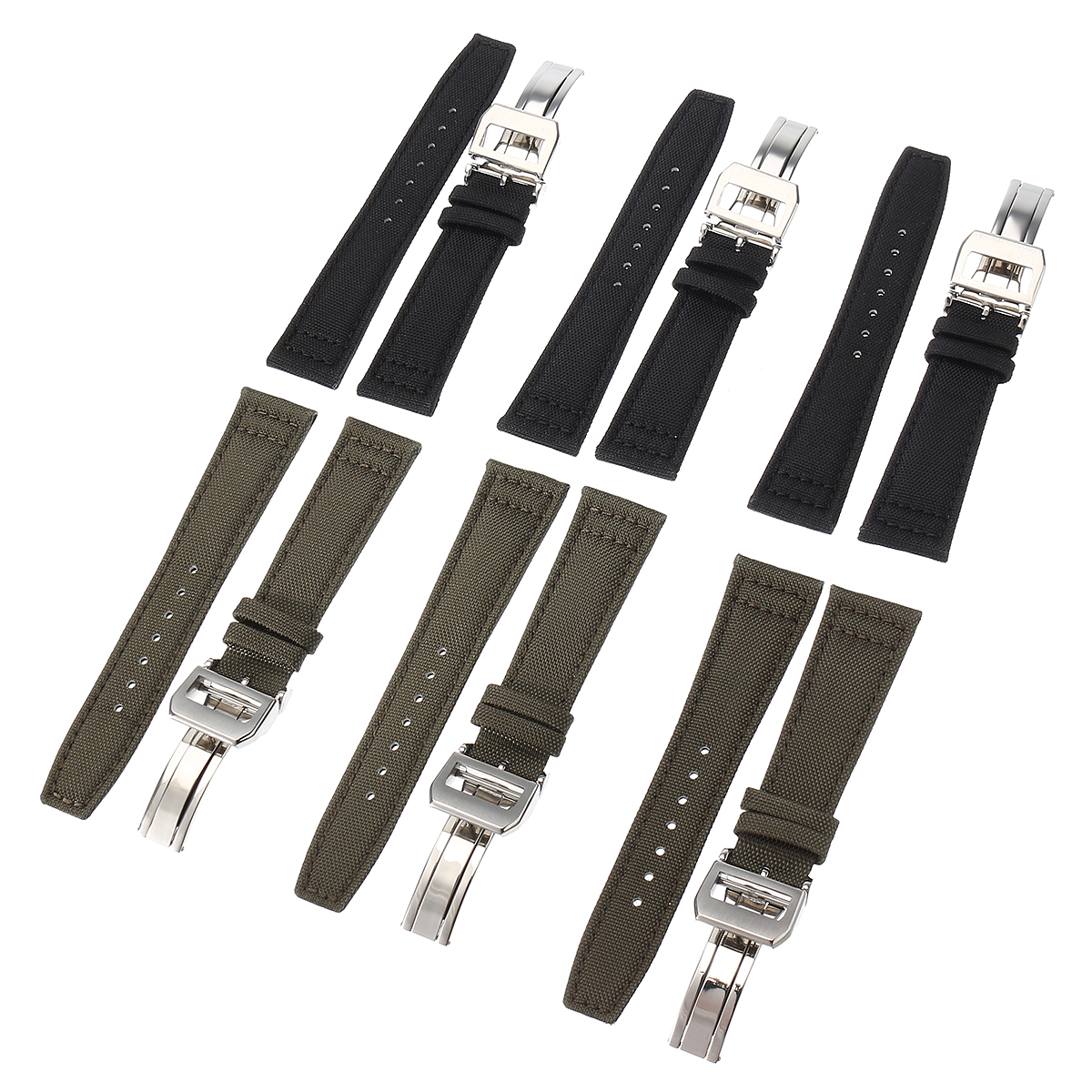 20mm-21mm-22mm-Nylon-Calf-Leather-Wristband-Watch-Band-Smart-Watch-Strap-Replacement-1644158-9
