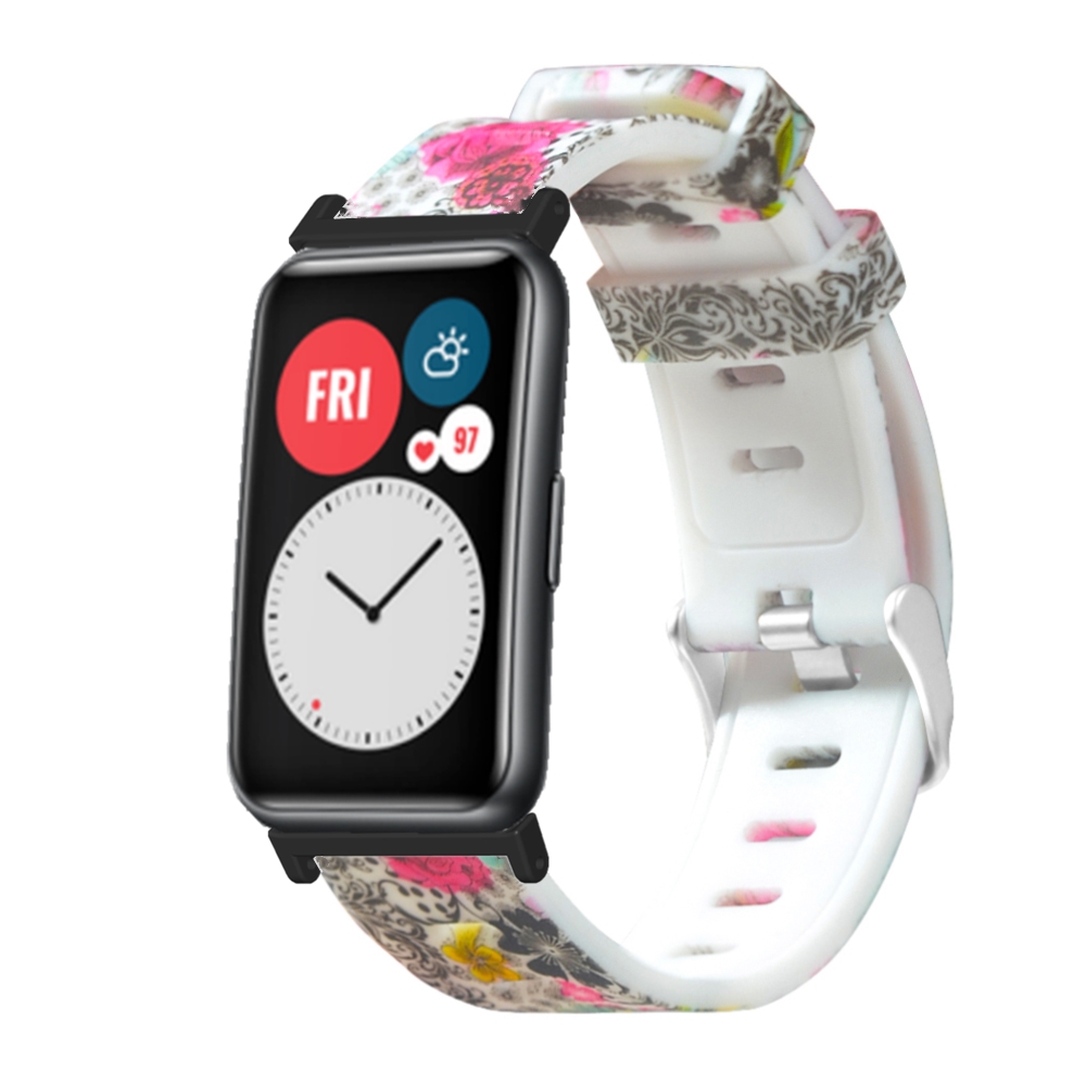20mm-Fashion-Painted-Silicone-Watch-Strap-Metal-Cap-Watch-Band-for-HUAWEI-Watch-FIT-1812758-22