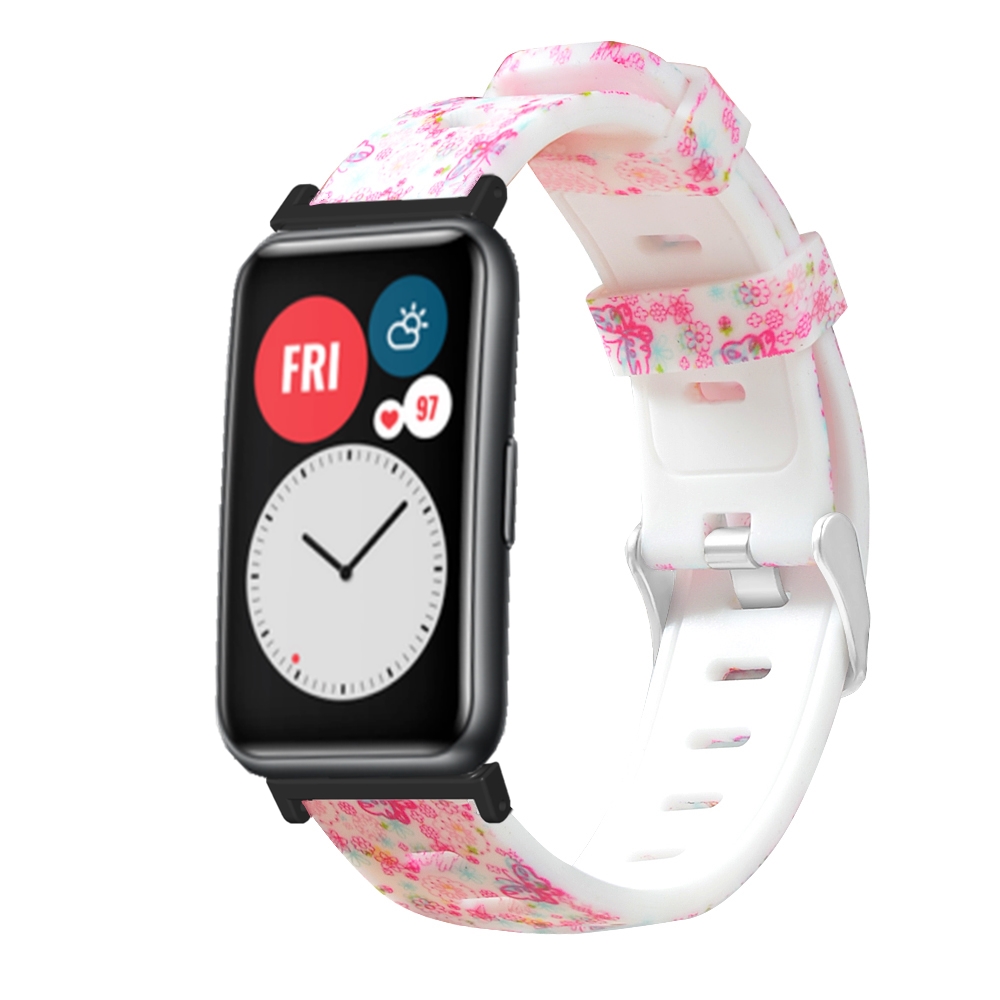 20mm-Fashion-Painted-Silicone-Watch-Strap-Metal-Cap-Watch-Band-for-HUAWEI-Watch-FIT-1812758-28