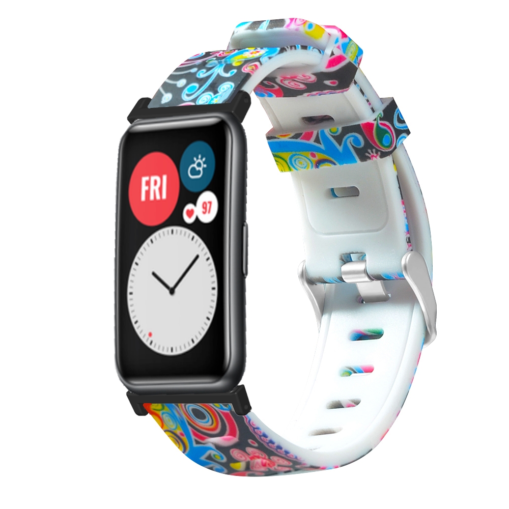 20mm-Fashion-Painted-Silicone-Watch-Strap-Metal-Cap-Watch-Band-for-HUAWEI-Watch-FIT-1812758-34