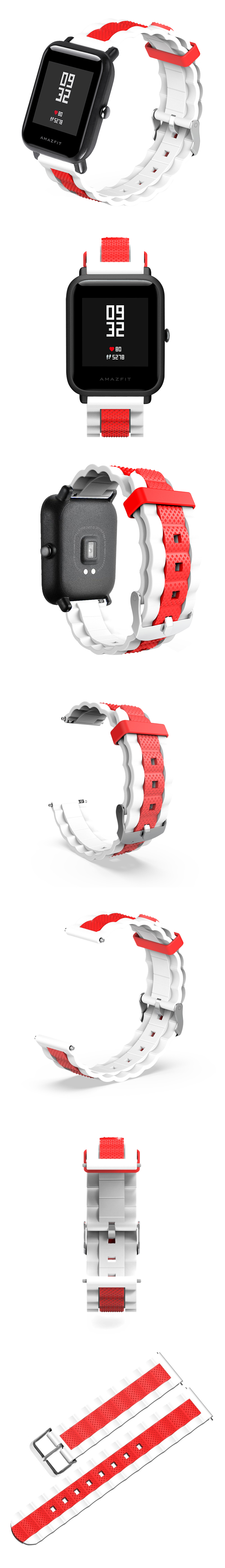 20mm-Three-colour-Waves-Shape-Watch-Band-Strap-Replacement-for-Xiaomi-AMAZFIT-Bip-Pace-Youth-Non-ori-1491091-1