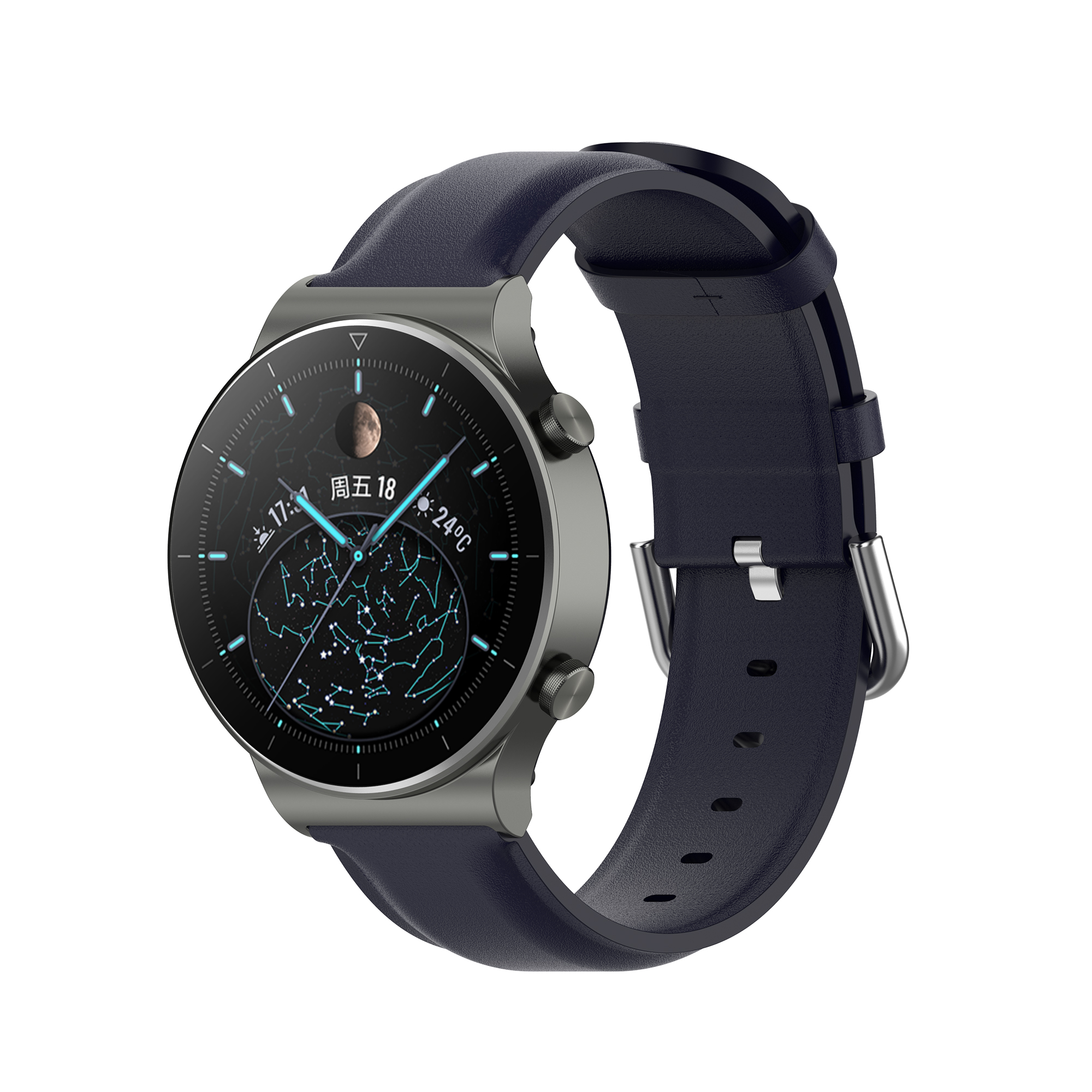 22mm-Universal-Watch-Band-Round-Tail-Leather-Watch-Strap-for-Huawei-Watch-GT2-Pro-Zeblaze-GTS-BW-HL3-1765660-12