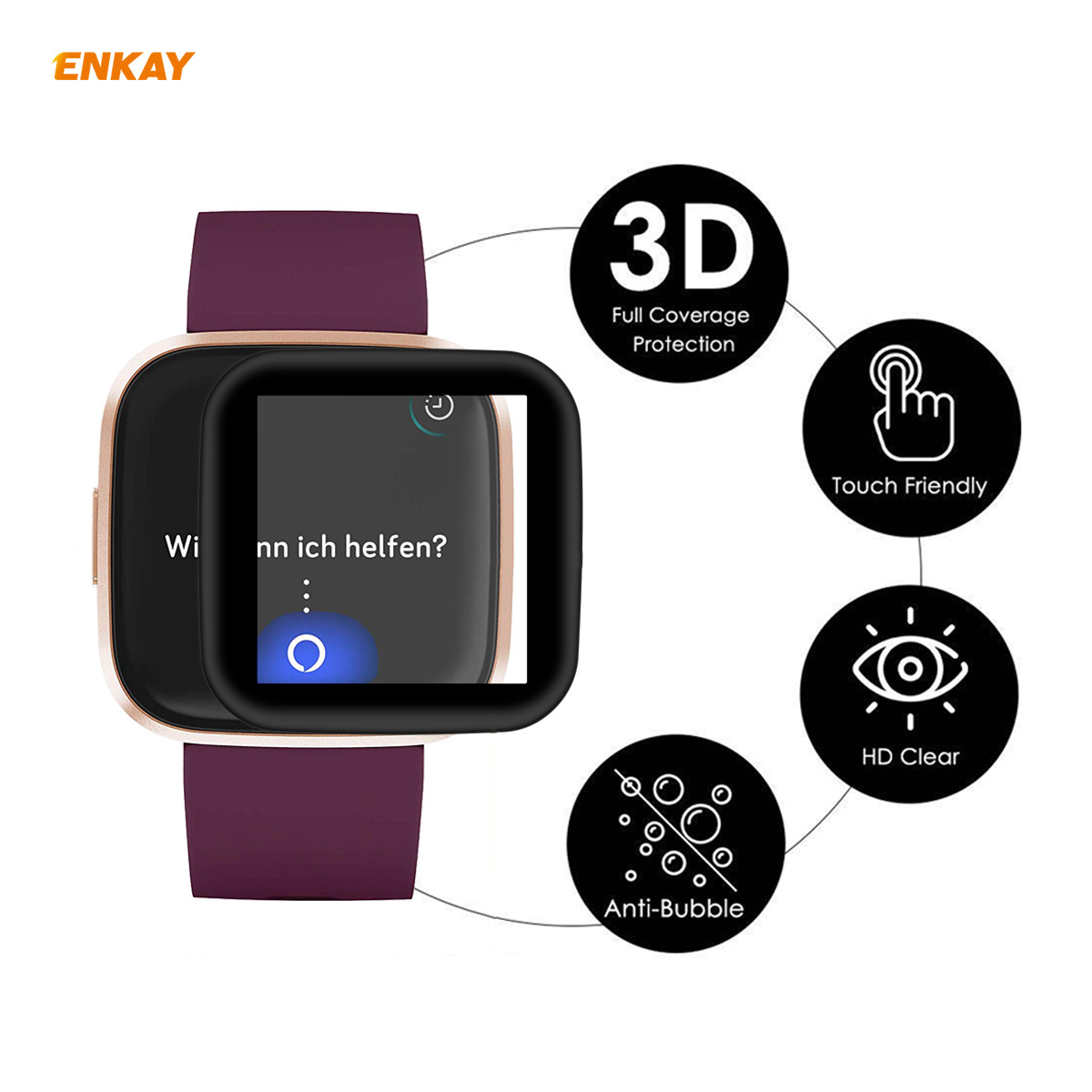 2pcs-ENKAY-3D-Curved-PC-Soft-EdgePMMA-Full-Screen-Coverage-HD-Watch-Screen-Protector-for-Fitbit-Vers-1751871-1