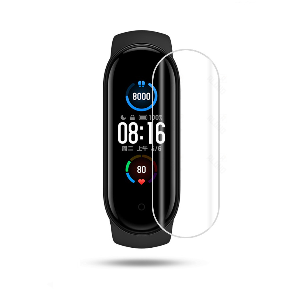 2pcs-Soft-TPU-Film-Watch-Screen-Protector-for-Xiaomi-Miband-5-Mi-Band-5-Non-original-1697566-1