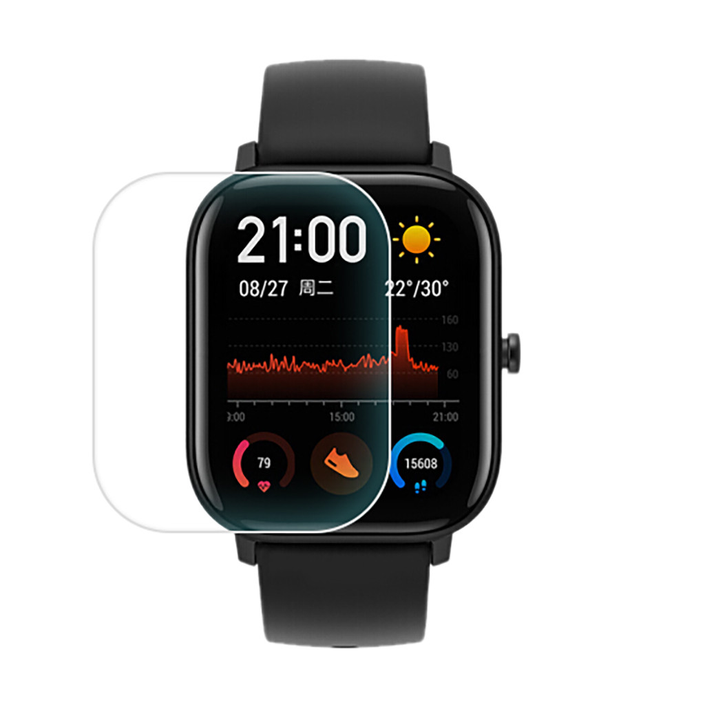 2pcs-TPU-Soft-Watch-Screen-Protector-for-Amazfit-GTS-Smart-Watch-1599155-2