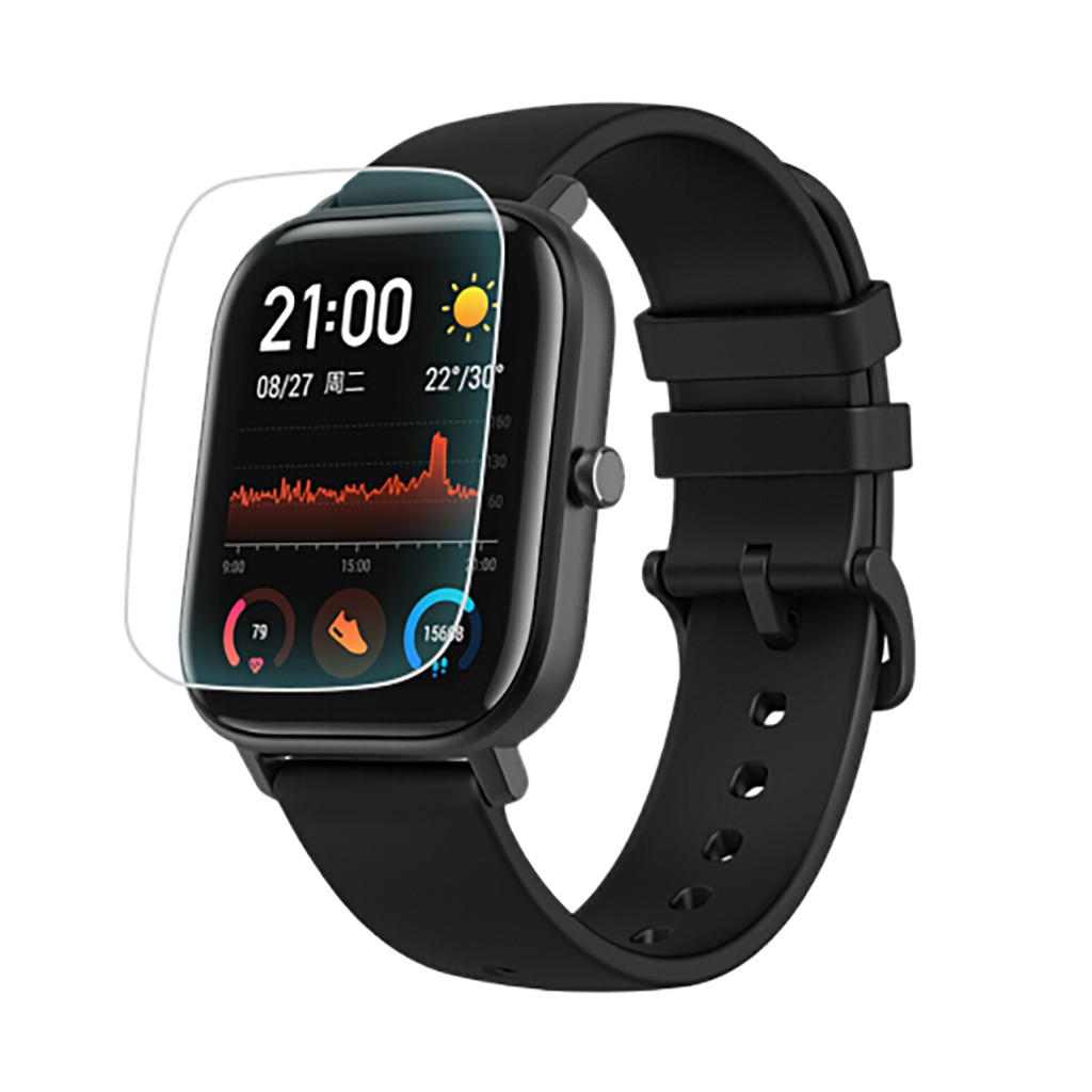 2pcs-TPU-Soft-Watch-Screen-Protector-for-Amazfit-GTS-Smart-Watch-1599155-3