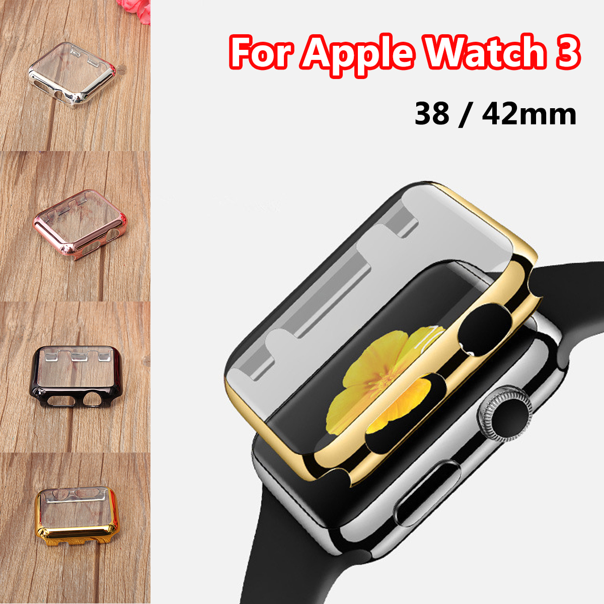 3842mm-Plating-PC-Front-Case-Screen-Protector-Cover-for-Apple-Watch-Series-3-1272084-7