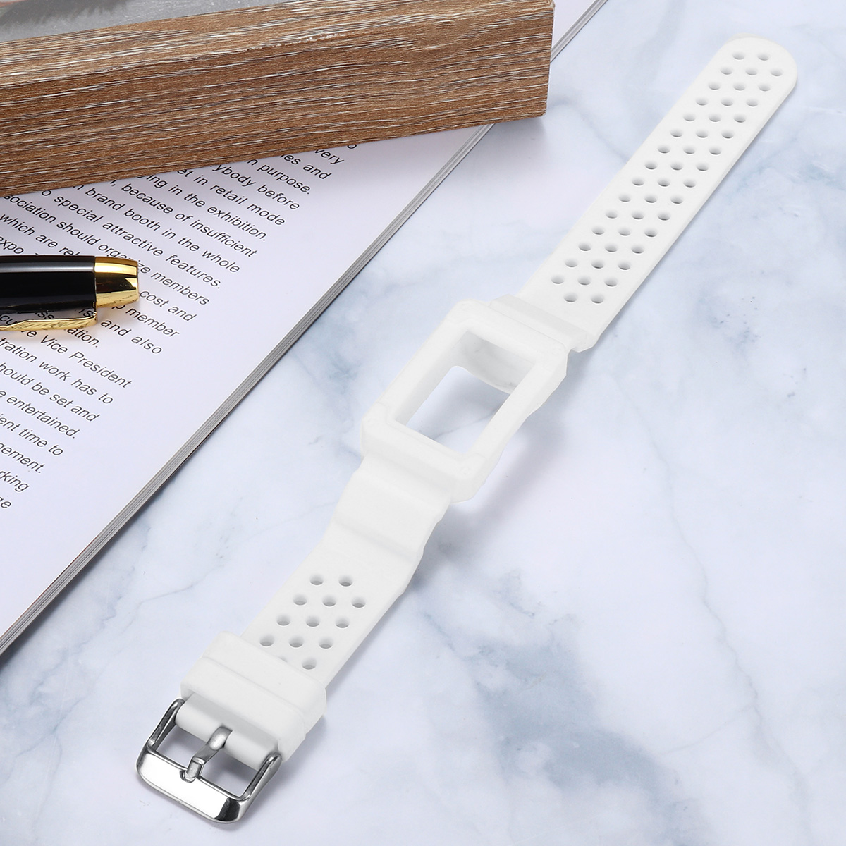 Anti-Impact-Resilient-Armor-Protection-Strap-Watch-Band-for-Fitbit-Charge-3-1384548-9