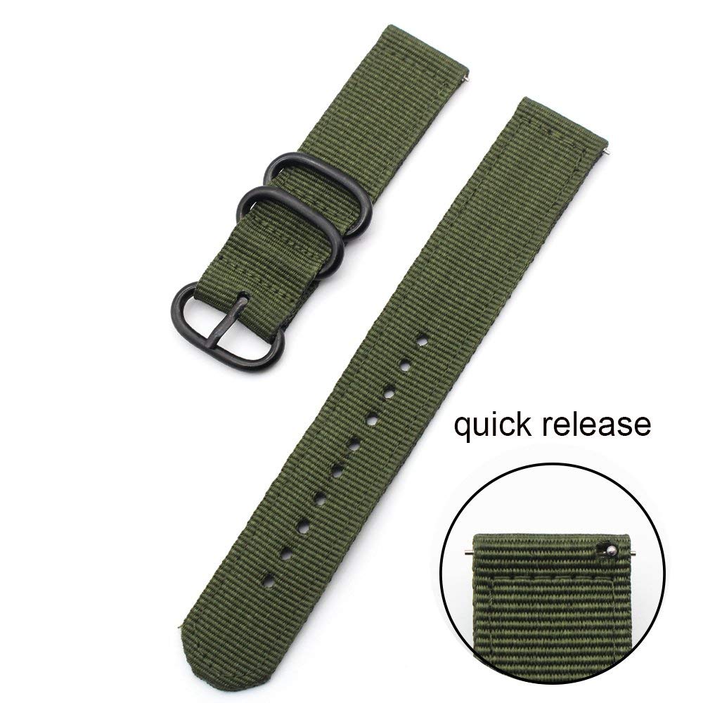 Bakeey-18202224mm-Width-Comfortable-Anti-scratch-Canvas-Nylon-Woven-Watch-Band-Strap-Replacement-for-1630317-9
