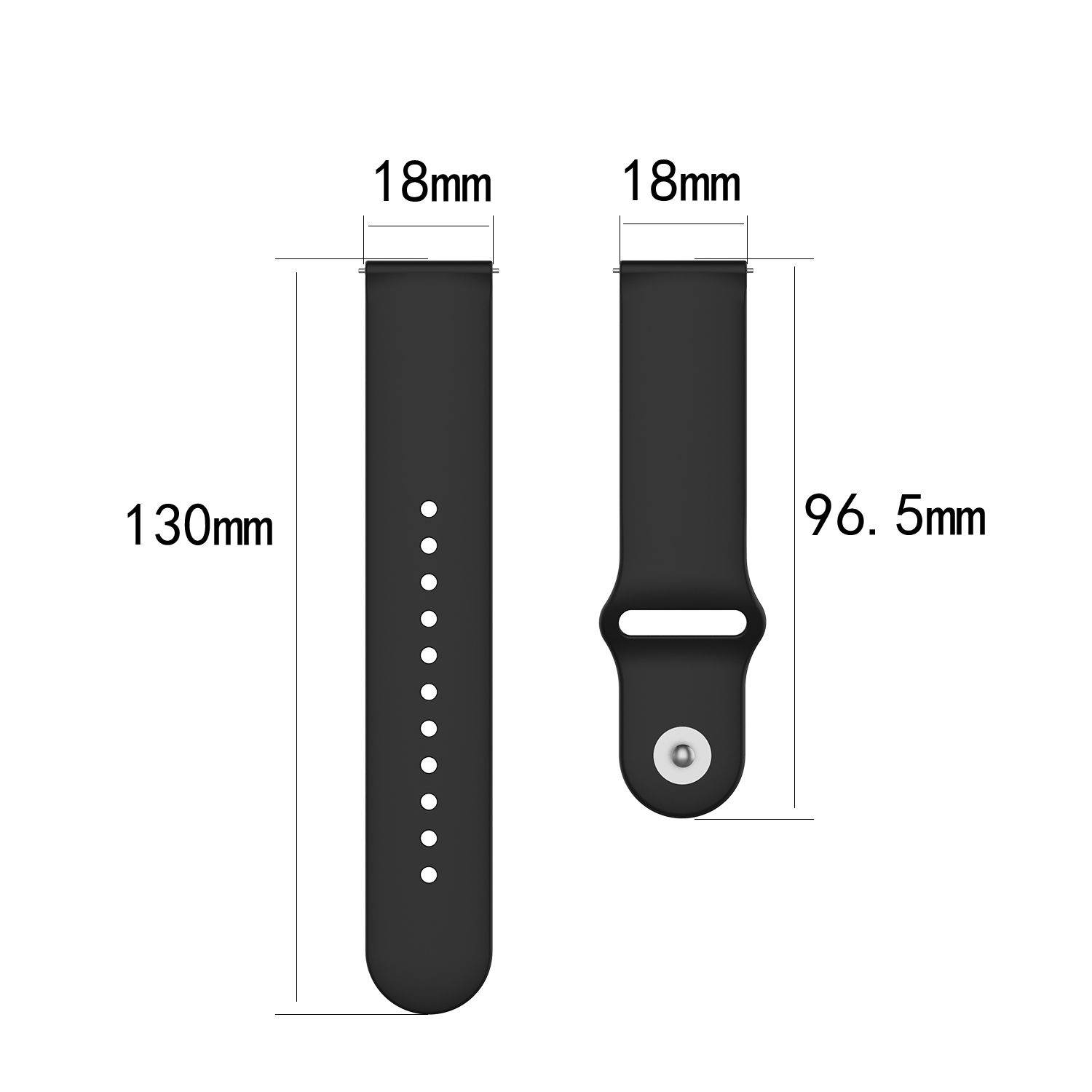 Bakeey-18mm-SLR-Buckle-Silicone-Replacement-Strap-Smart-Watch-Band-For-Ticwatch-C2-Rose-Gold-Version-1739113-3