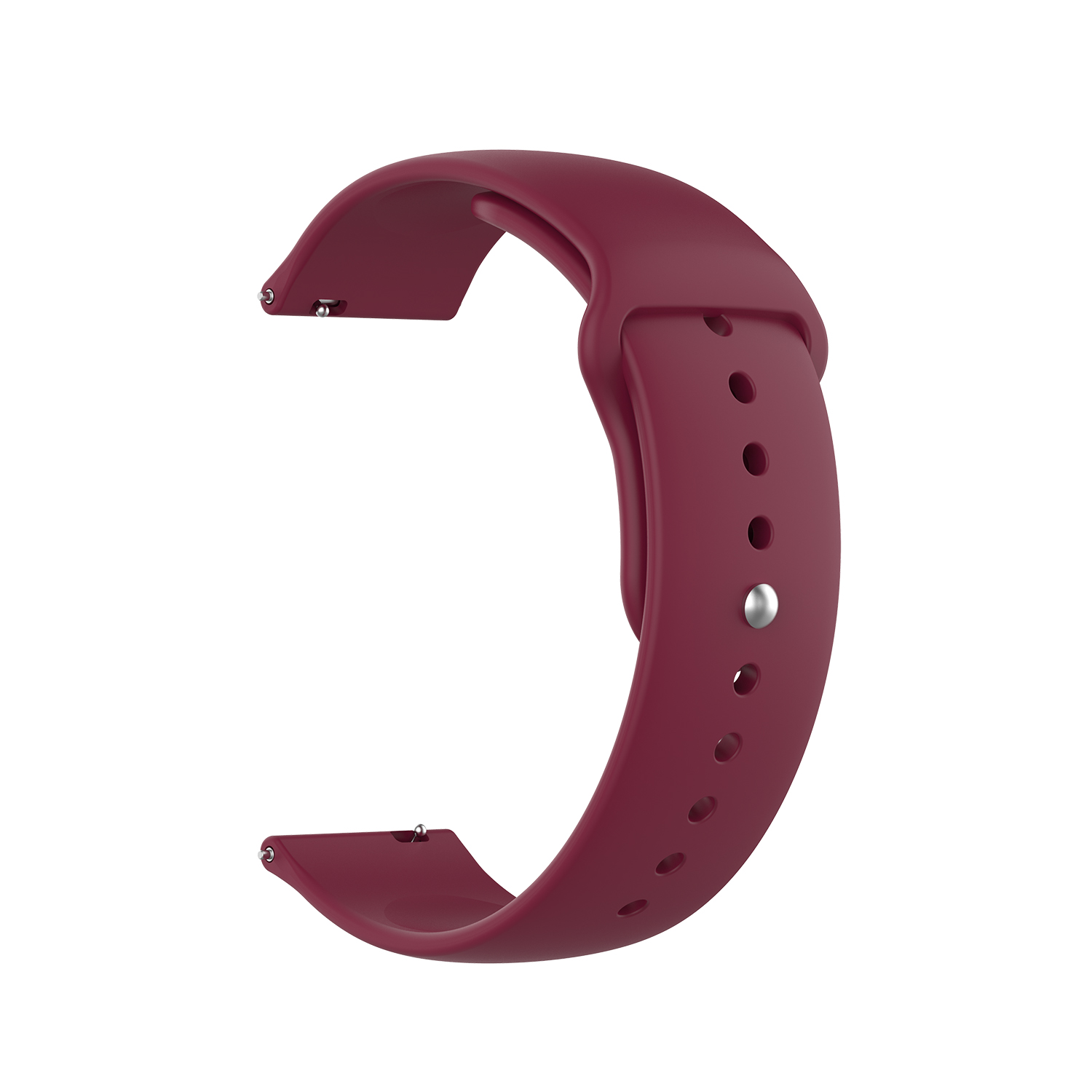 Bakeey-18mm-SLR-Buckle-Silicone-Replacement-Strap-Smart-Watch-Band-For-Ticwatch-C2-Rose-Gold-Version-1739113-6