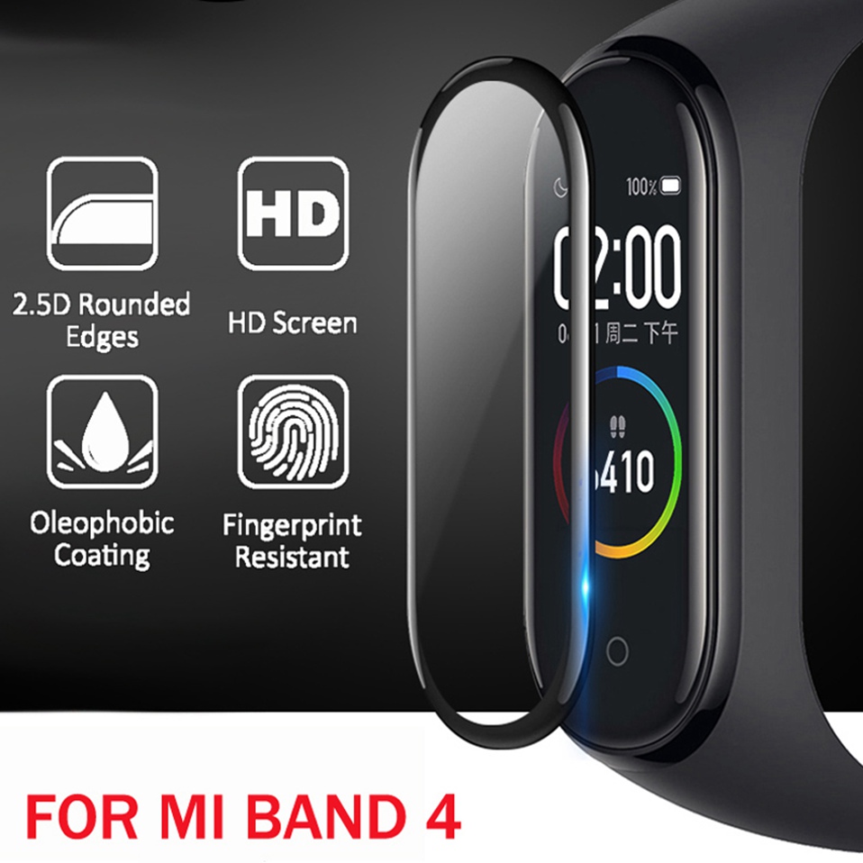 Bakeey-1Pcs-3D-Watch-Screen-Protector-Full-Soft-Protective-Glass-for-Xiaomi-Mi-Band-4-Smart-Watch-No-1582039-2