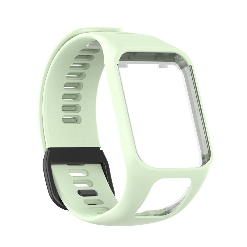 Bakeey-2-IN-1-Comfortable-Sweat-proof-Soft-Silicone-Watch-Band-Strap-Case-Cover-Replacement-for-TomT-1873085-5