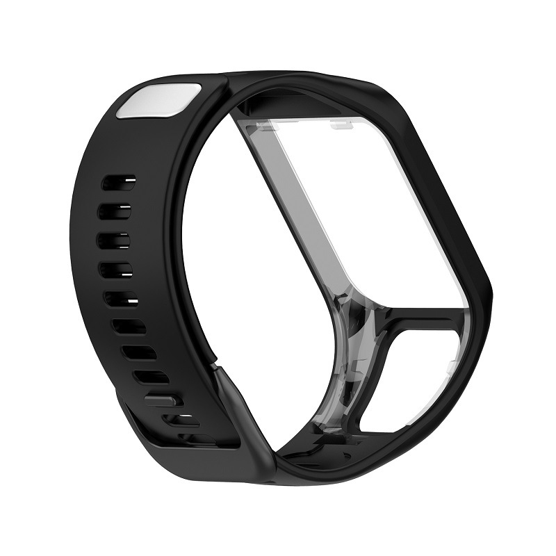 Bakeey-2-IN-1-Comfortable-Sweat-proof-Soft-Silicone-Watch-Band-Strap-Case-Cover-Replacement-for-TomT-1873085-9