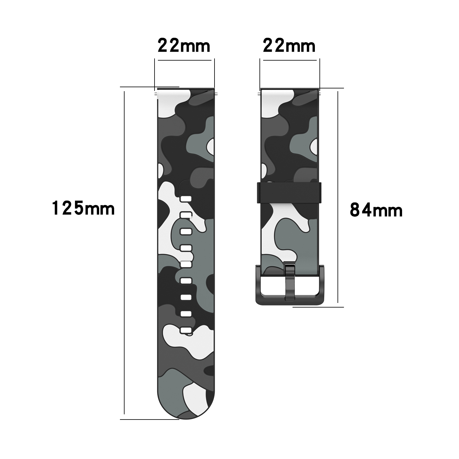 Bakeey-20--22-mm-Universal-Camouflage-Replacement-Silicone-Watch-Band-for-Haylou-Solar-Smart-Watch-N-1735242-8