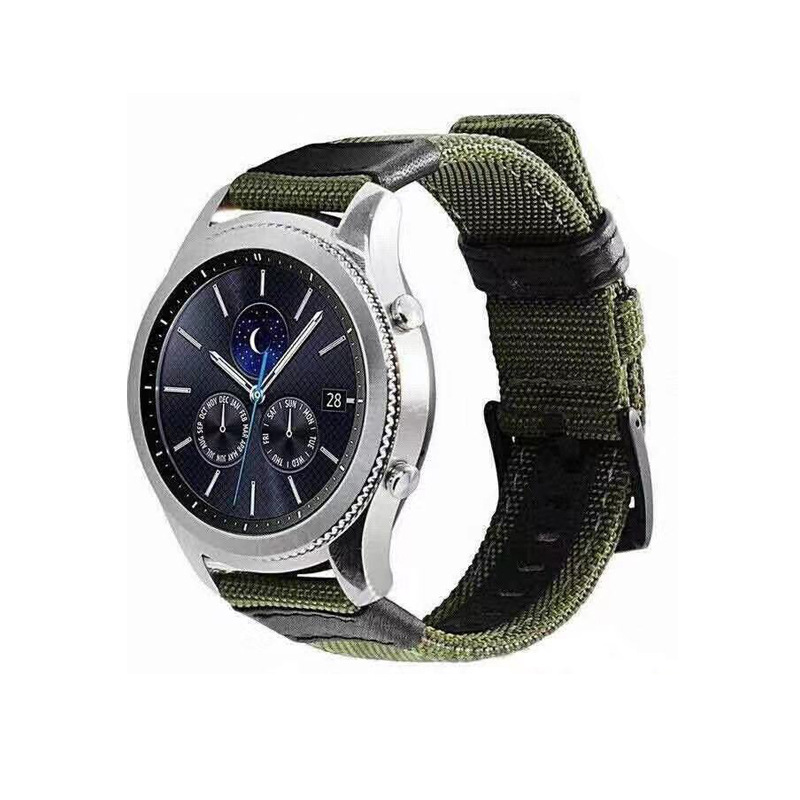 Bakeey-2022mm-Width-Canvas-Nylon-Woven--Leather-Watch-Band-Strap-Replacement-for-Samsung-Gear-S3-Hua-1773675-7