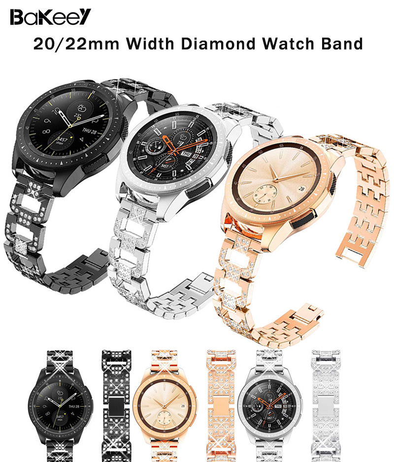 Bakeey-2022mm-Width-Fashion-Luxury-Diamond-Stainless-Steel-Watch-Band-Strap-Replacement-for-Samsung--1737564-1