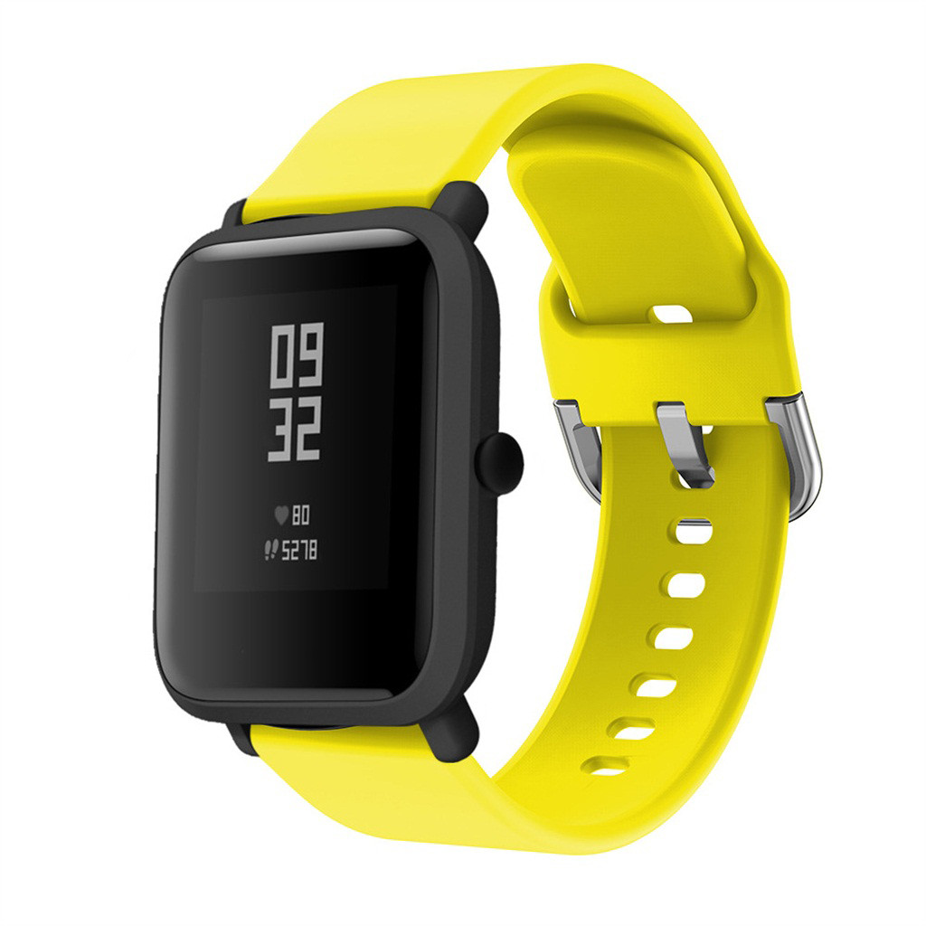 Bakeey-20MM-Colorful-Silicone-Watch-Band-for-Amazfit-BipBip-Lite-Smart-Watch-1549973-5
