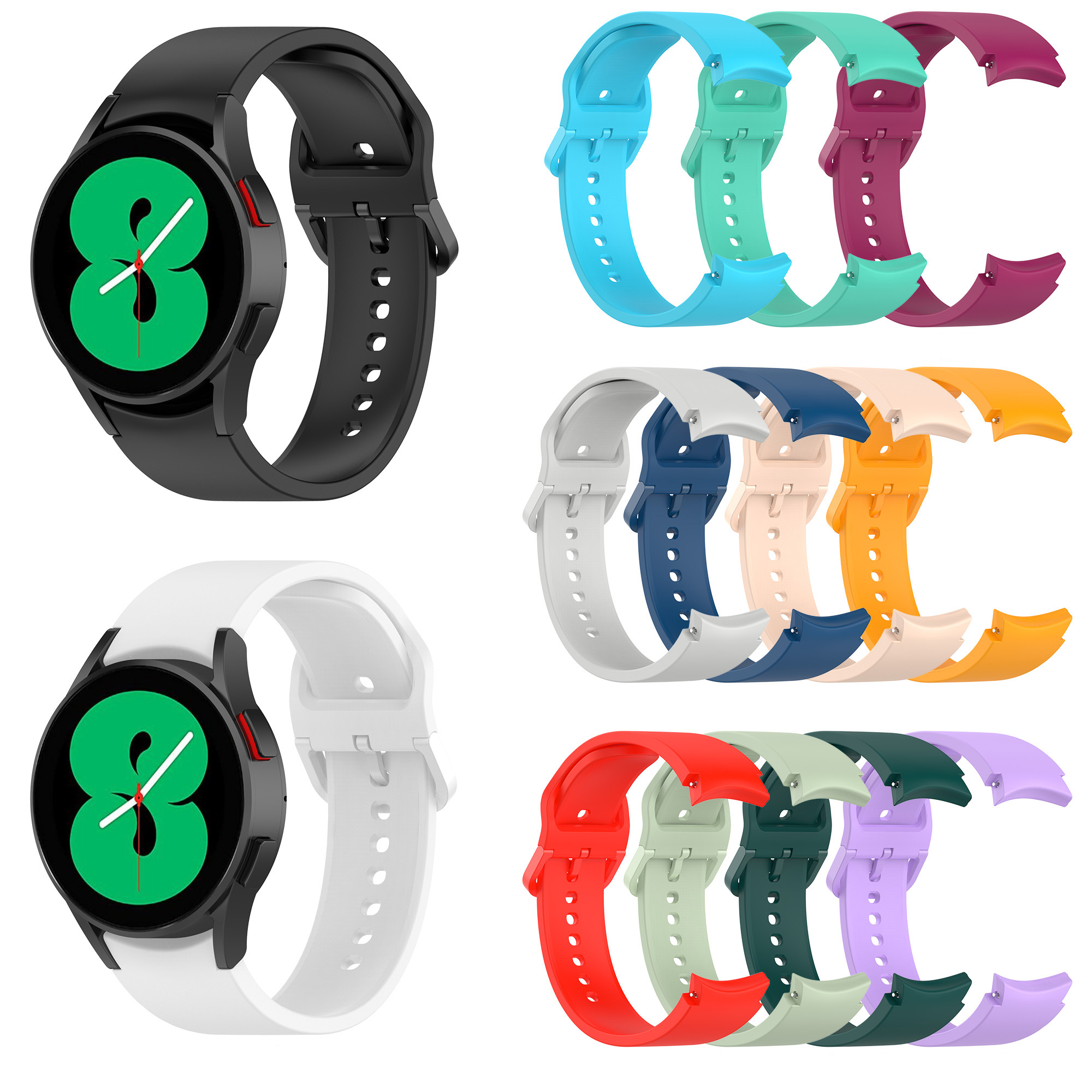 Bakeey-20MM-Comfortable-Silicone-Band-Strap-Replacement-for-Samsung-Galaxy-Watch-4-40MM44MM--Watch-4-1893595-1