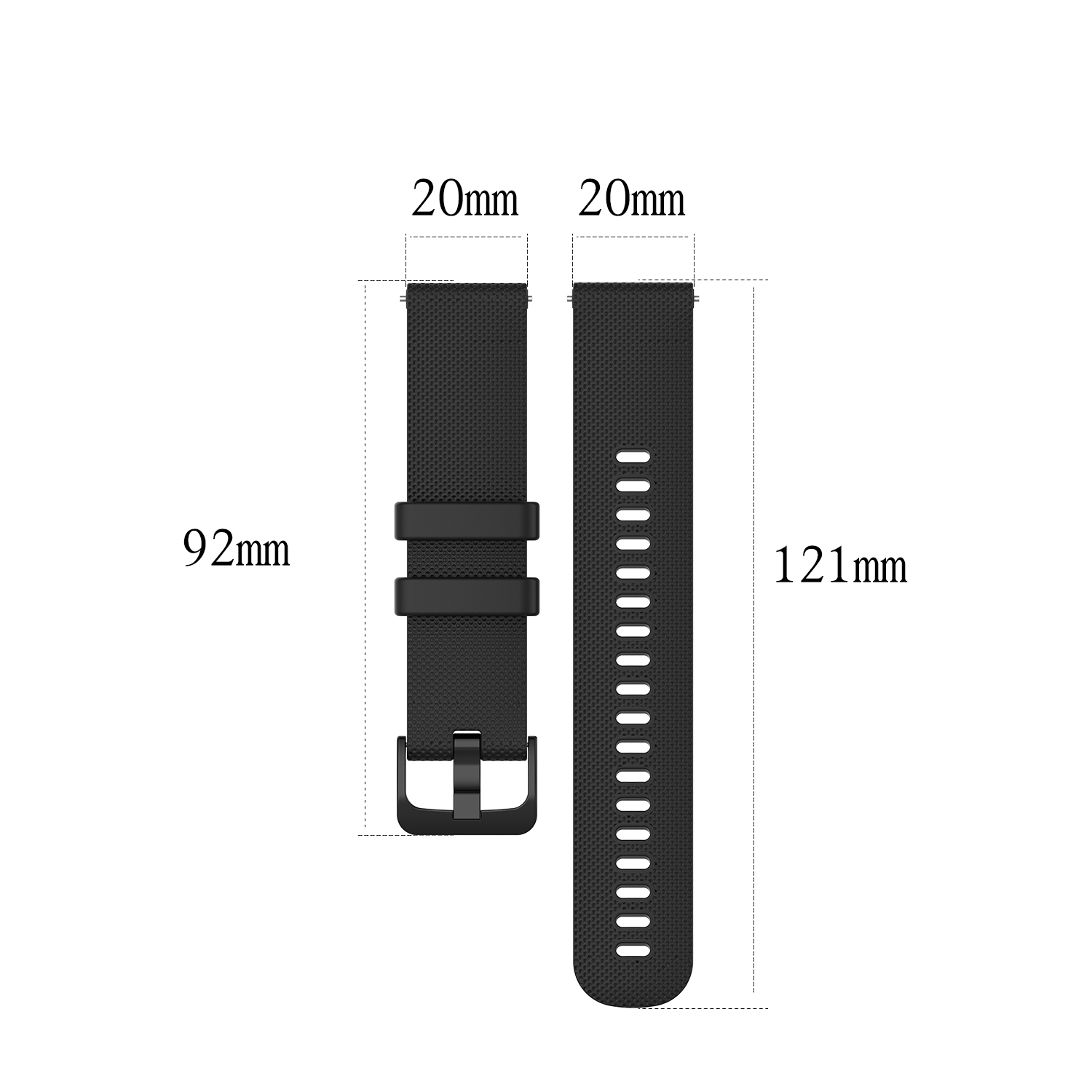 Bakeey-20MM-Silicone-Plaid-Watch-Band-Replacement-For-Huawei-WATCH-GT-2-42MMHonor-WATCH-2-42MM-1621309-13