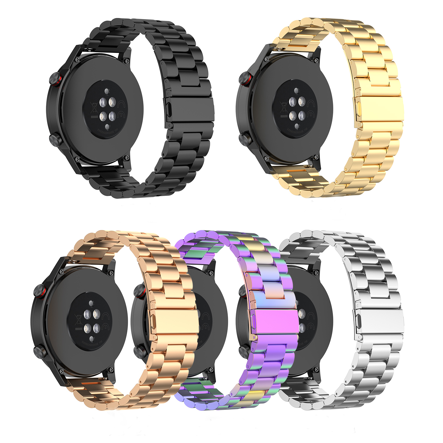 Bakeey-20MM-Stainless-Steel-Watch-Band-For-Huawei-WATCH-GT-2-42MMHonor-WATCH-2-42MM-1621306-2