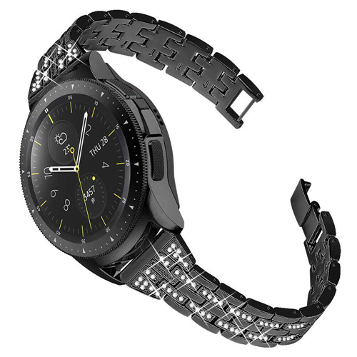 Bakeey-20mm-Full-Steel-Crystal-Diamond-Watch-Band-for-Samsung-Galaxy-Watch-42mm-1746974-2