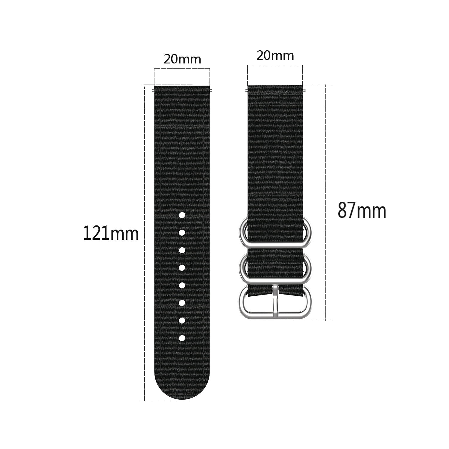 Bakeey-20mm-Universal-Colorful-Pattern-Canvas-Watch-Band-Strap-Replacement-for-Samsung-Galaxy-Watch--1891725-16