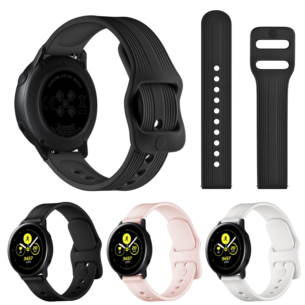 Bakeey-20mm-Universal-Silicone-Watch-Strap-Replacement-Watch-Band-for-Samsung-Galaxy-Watch-4-Classic-1892799-1