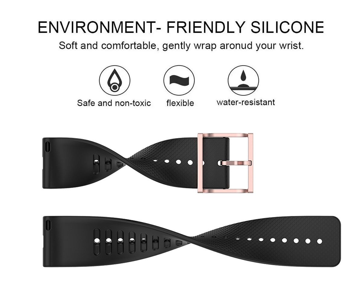 Bakeey-20mm-Width-Universal-Pure-Dot-Pattern-Comfortable-Soft-Silicone-Watch-Band-Strap-Replacement--1728428-2
