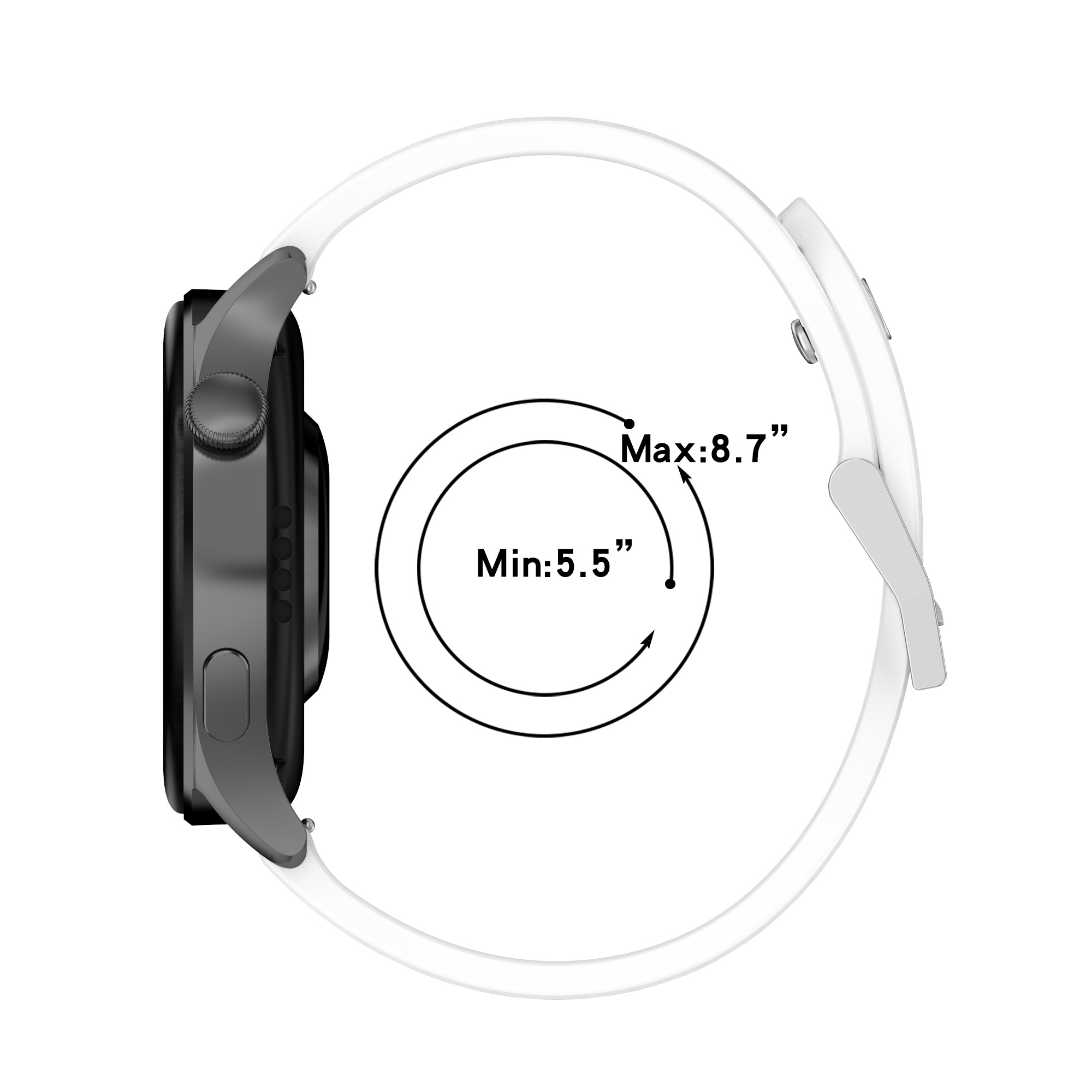 Bakeey-22MM-Universal--Colorful-Silicone-Watch-Band-Strap-Replacement-for-Huawei-Watch3--Huawei-GT2--1893593-17