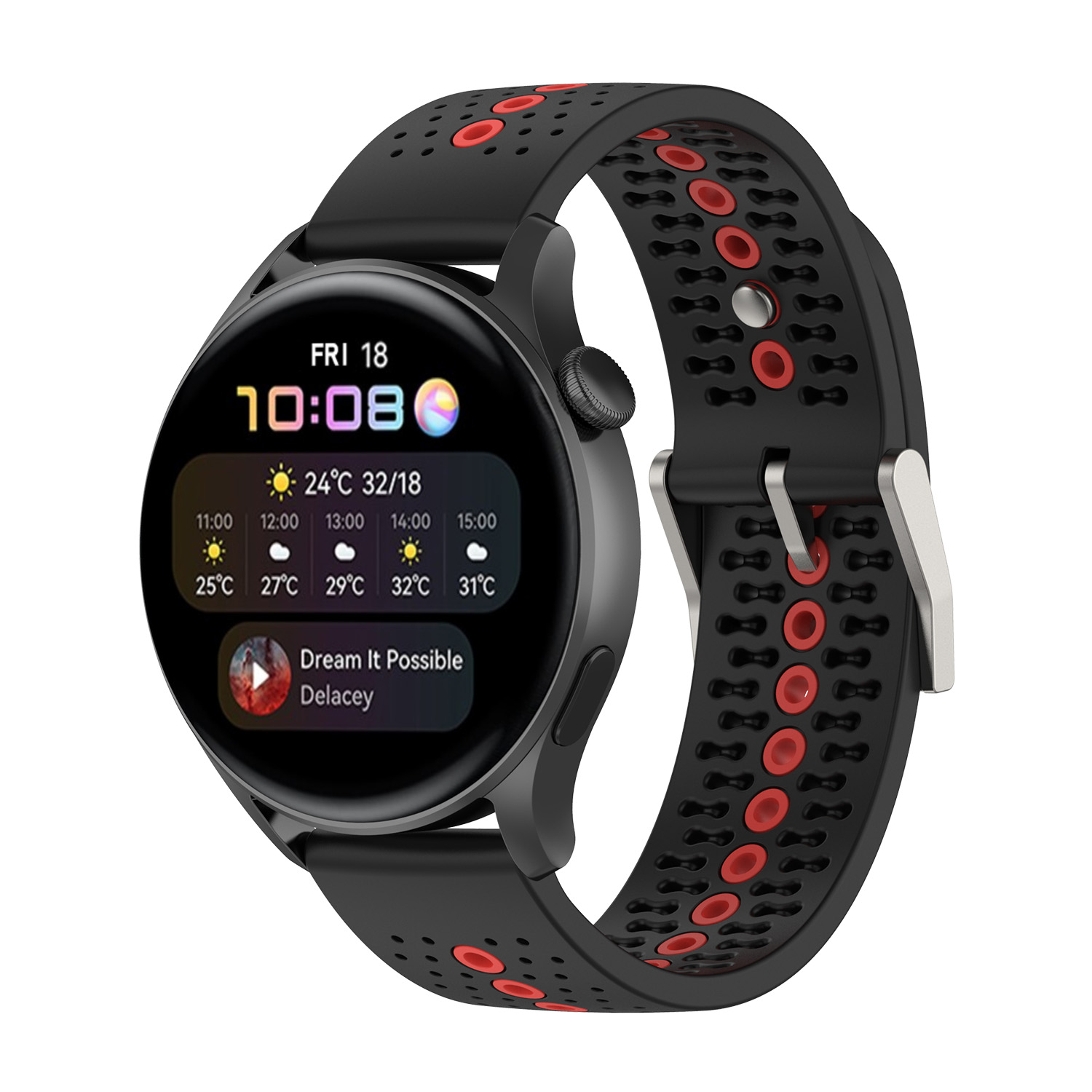 Bakeey-22MM-Universal--Colorful-Silicone-Watch-Band-Strap-Replacement-for-Huawei-Watch3--Huawei-GT2--1893593-7