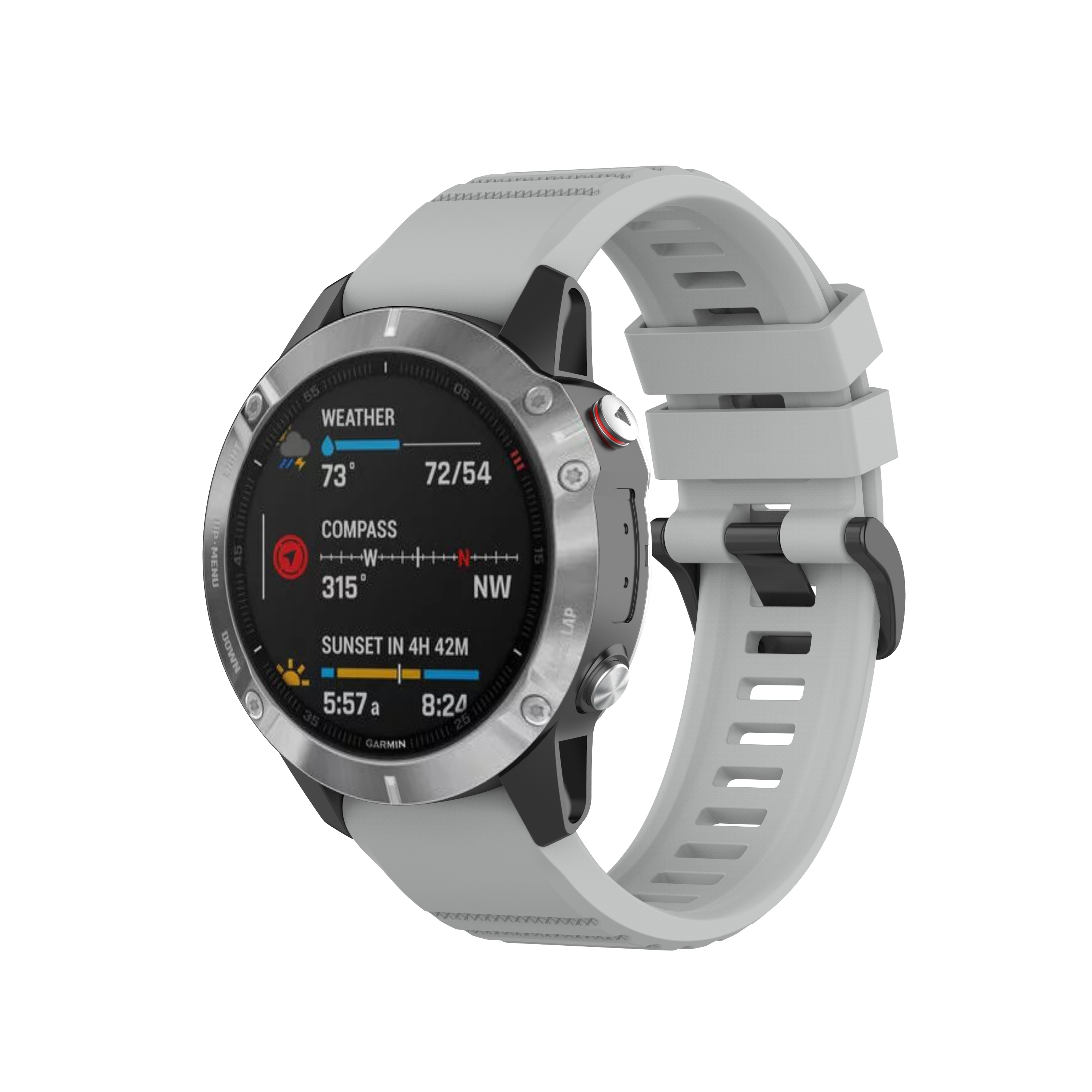 Bakeey-22MM-Universal-Silicone-Watch-Band-for-Garmin-Fenix-6-Fenix-5-Smart-Watch-1750214-16