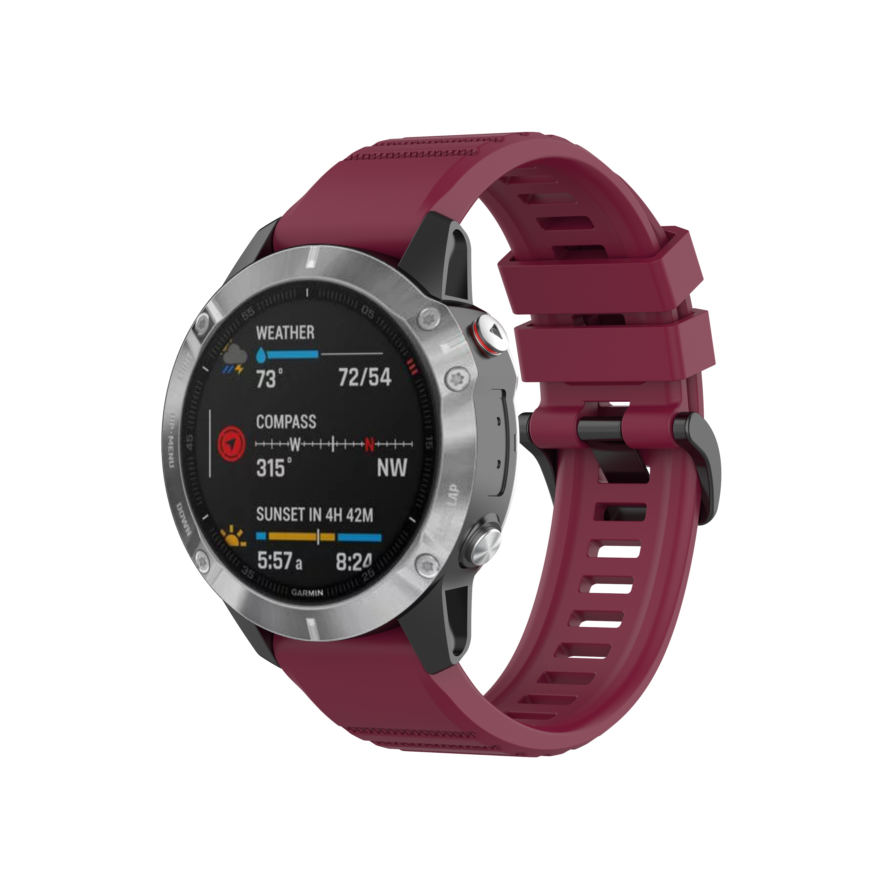 Bakeey-22MM-Universal-Silicone-Watch-Band-for-Garmin-Fenix-6-Fenix-5-Smart-Watch-1750214-19