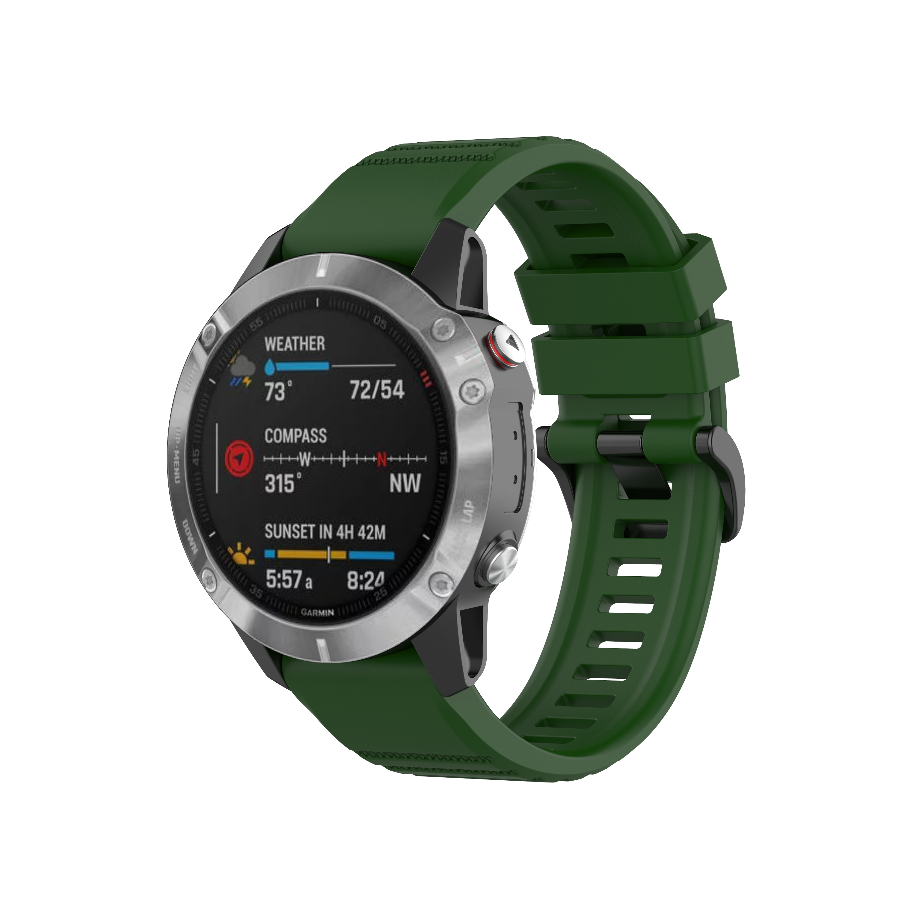 Bakeey-22MM-Universal-Silicone-Watch-Band-for-Garmin-Fenix-6-Fenix-5-Smart-Watch-1750214-25