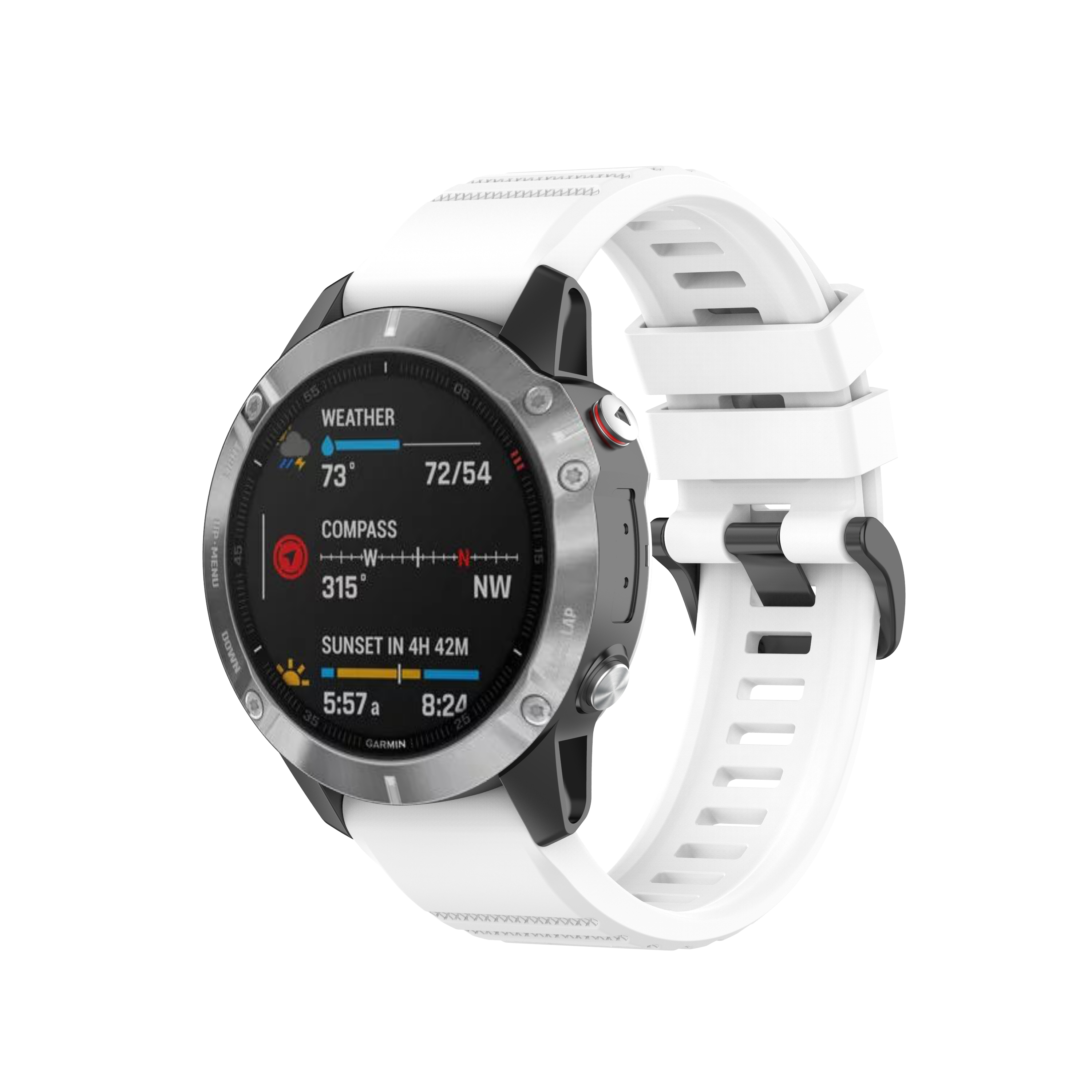Bakeey-22MM-Universal-Silicone-Watch-Band-for-Garmin-Fenix-6-Fenix-5-Smart-Watch-1750214-4
