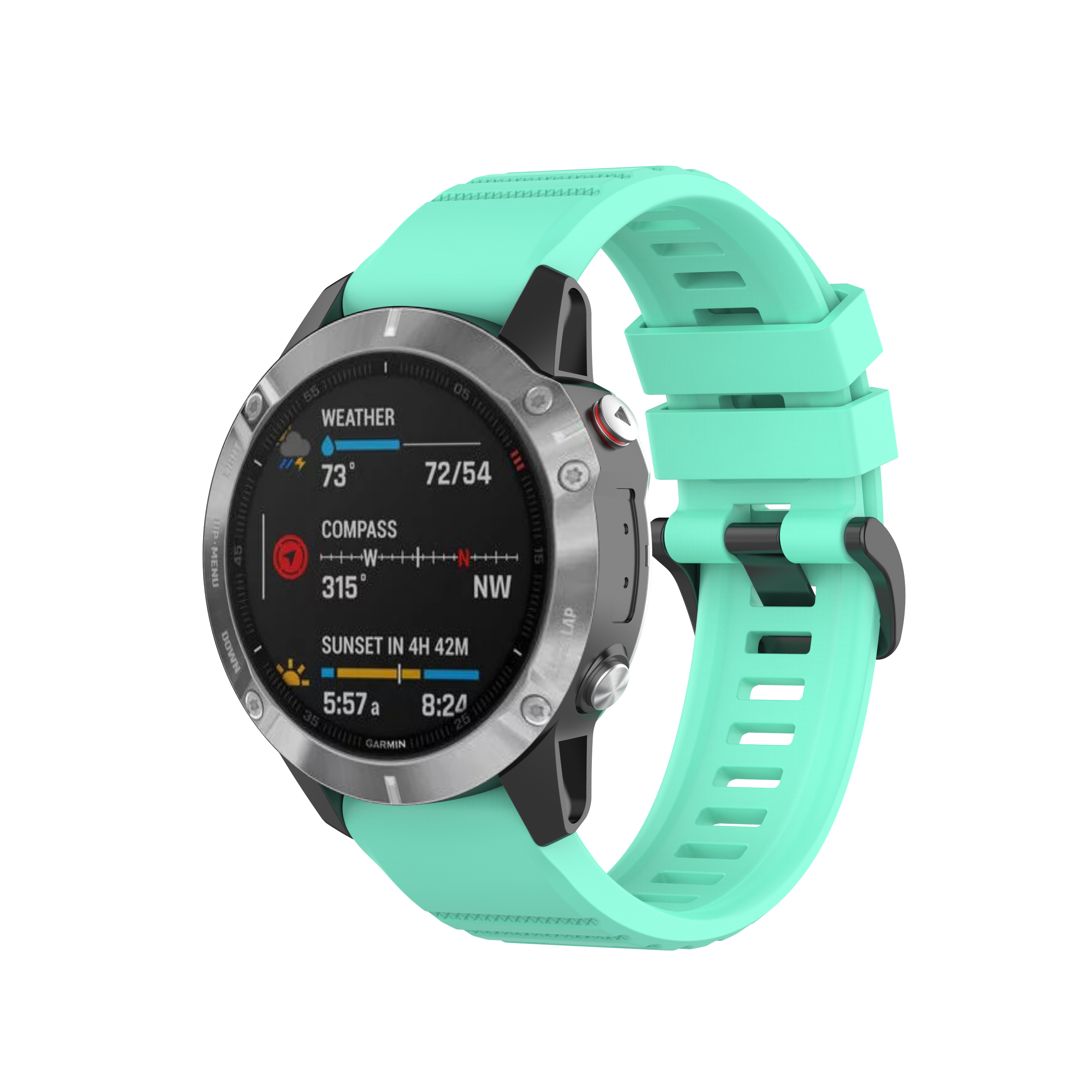 Bakeey-22MM-Universal-Silicone-Watch-Band-for-Garmin-Fenix-6-Fenix-5-Smart-Watch-1750214-10
