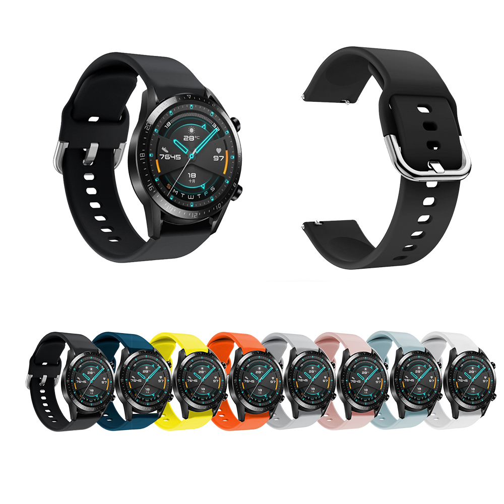 Bakeey-22MM-Vibrant-Colorful-Smart-Watch-Band-for-Huawei-GT-2-46MM-Version-Smart-Watch-1621315-1