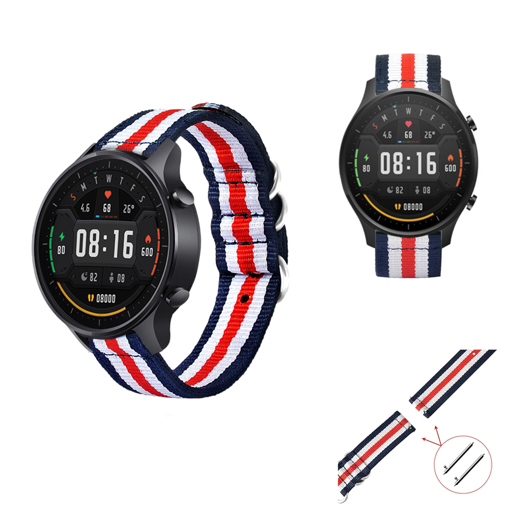 Bakeey-22mm-Canvas-Smart-Watch-Band-Replacement-Strap-For-Xiaomi-Watch-Color-Non-original-1652532-1