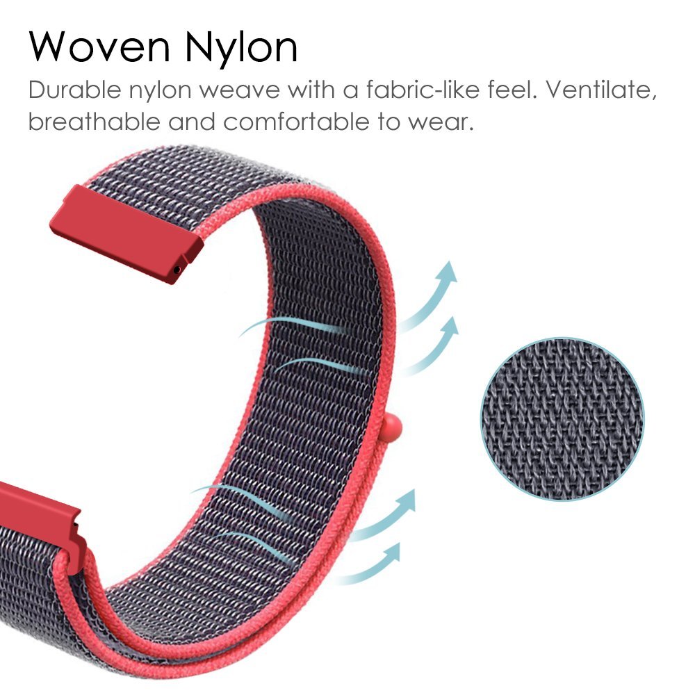 Bakeey-22mm-Colorful-Nylon-Smart-Watch-Band-Replacement-Watch-Strap-For-Xiaomi-Watch-Color-Non-origi-1649151-4