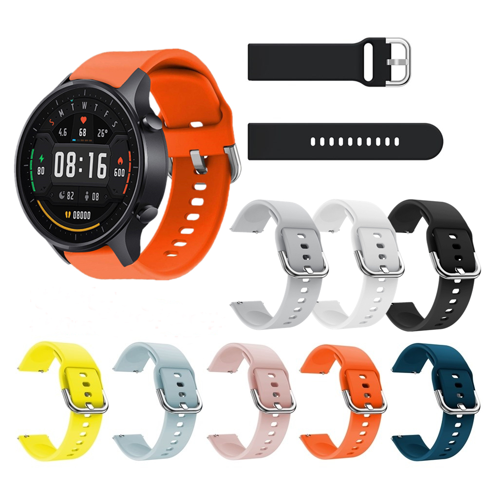 Bakeey-22mm-Colorful-Replacement-Strap-Silicone-Smart-Watch-Band-For-Xiaomi-Watch-Color-Non-original-1648205-1