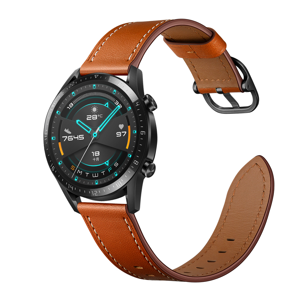 Bakeey-22mm-First-Layer-Genuine-Leather-Replacement-Strap-Smart-Watch-Band-for-Huawei-Watch-GT122e-4-1736355-15