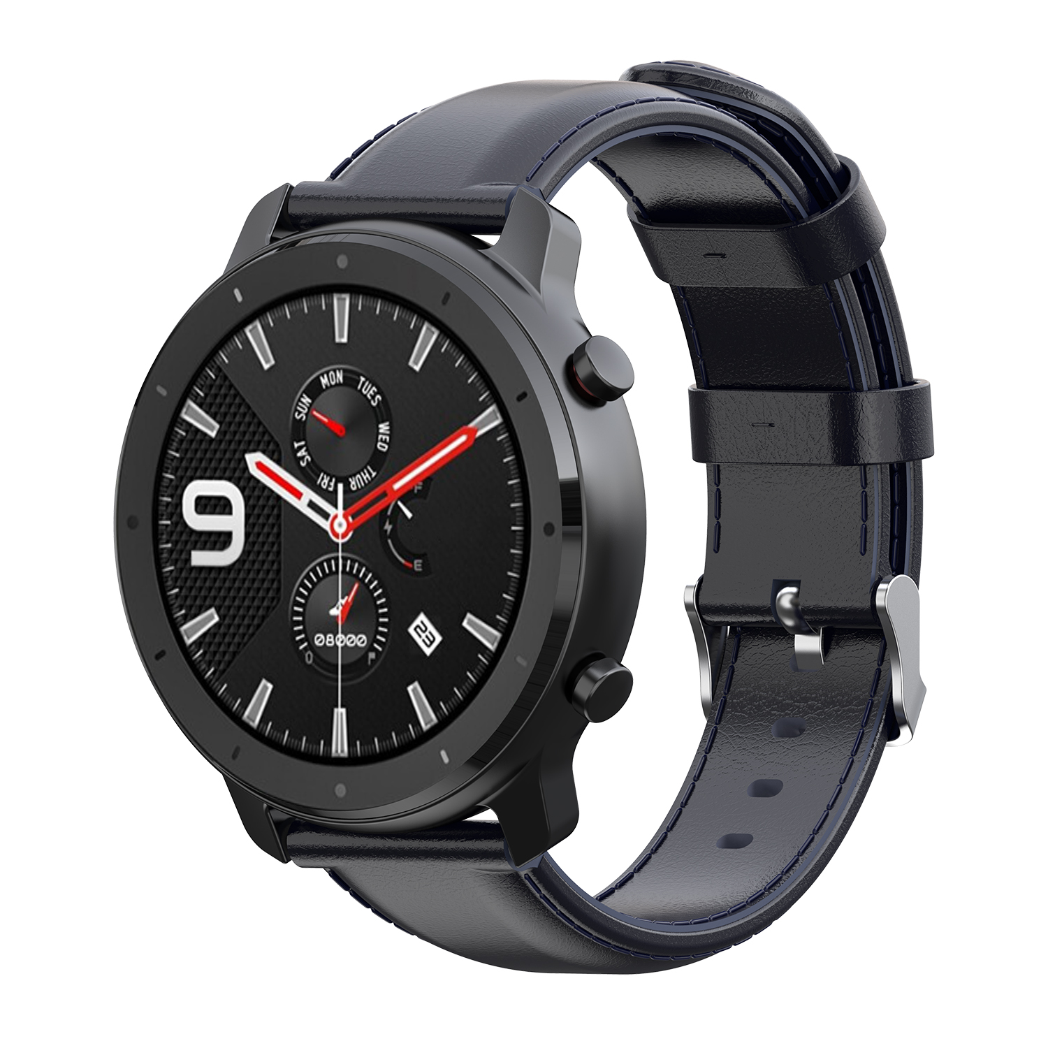 Bakeey-22mm-Genuine-Leather-Replacement-Strap-Smart-Watch-Band-For-Amazfit-GTR-47MM-1786519-13