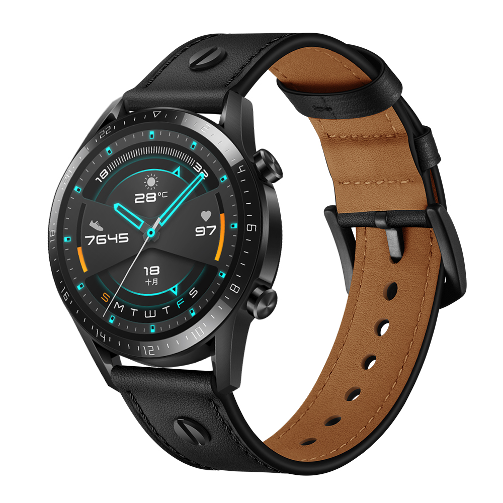 Bakeey-22mm-Genuine-Leather-Replacement-Strap-Smart-Watch-Band-For-Huawei-Watch-GT2-46MM-1809124-12