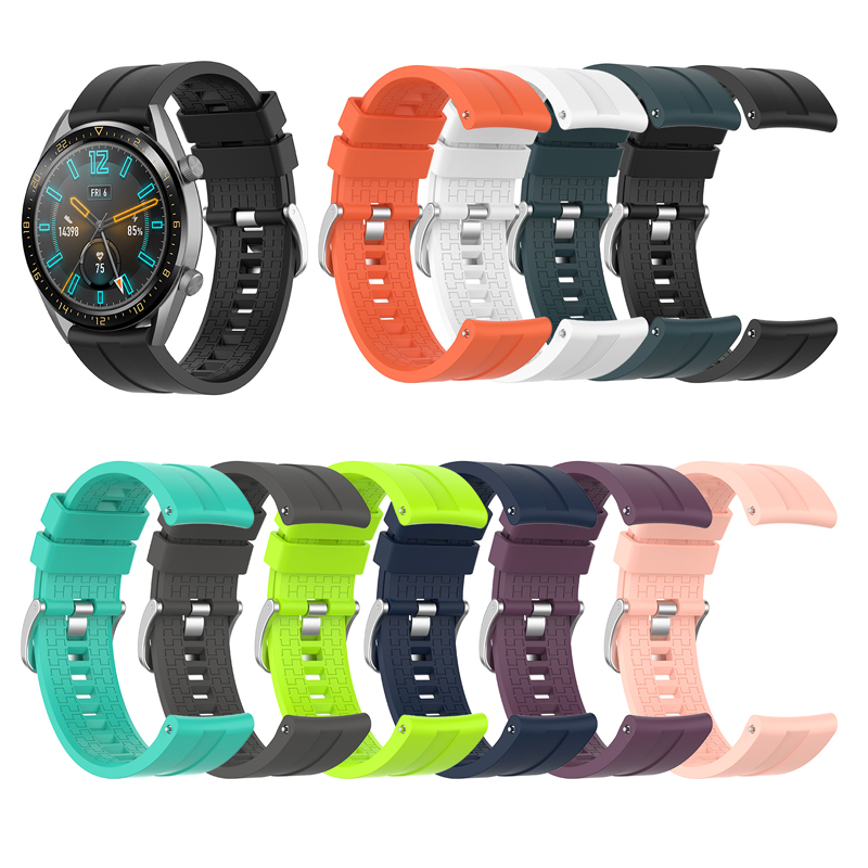 Bakeey-22mm-Multi-color-Silicone-Replacement-Strap-Smart-Watch-Band-For-Huawei-Watch-GT--GT2-1814089-2