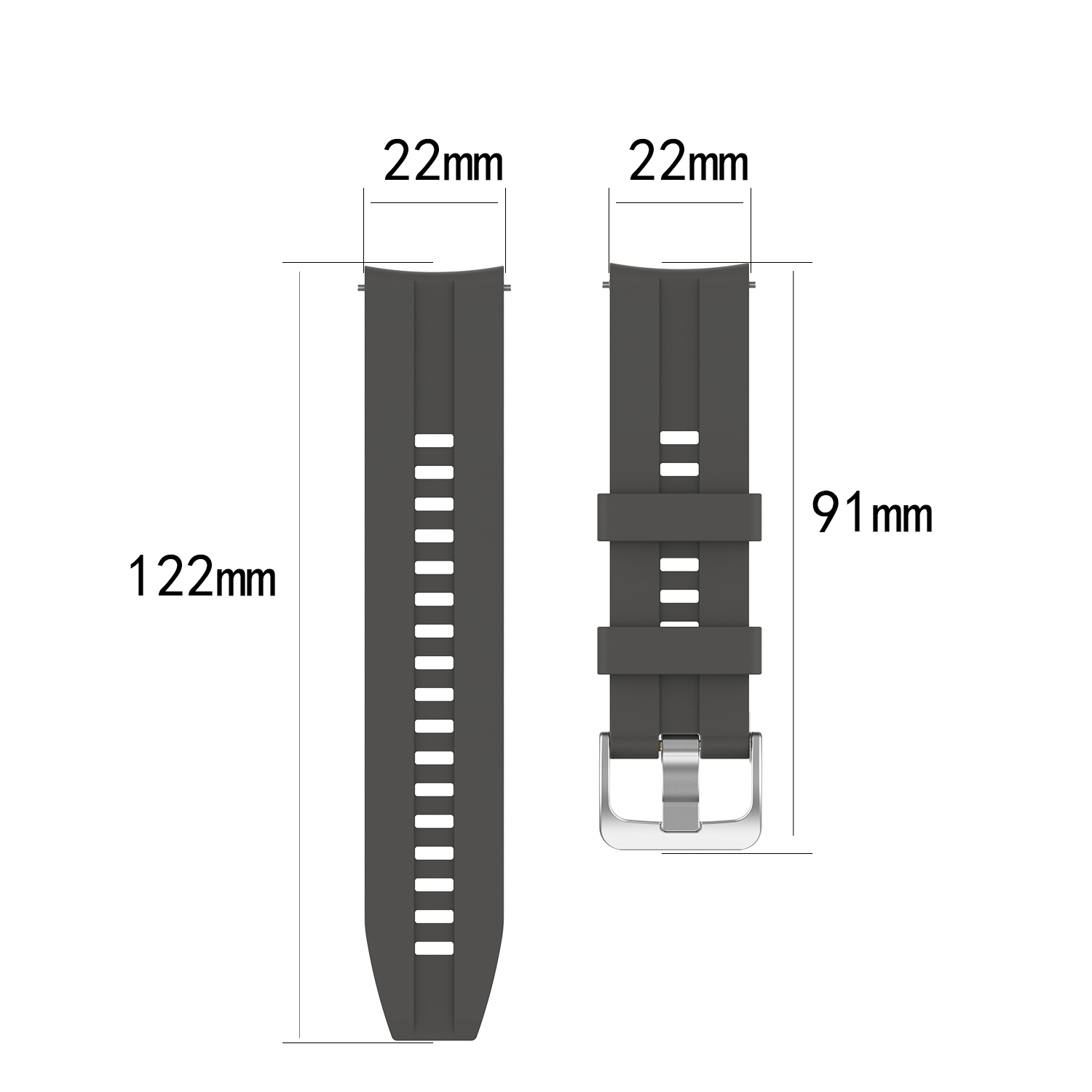 Bakeey-22mm-Multi-color-Silicone-Replacement-Strap-Smart-Watch-Band-For-Huawei-Watch-GT--GT2-1814089-4