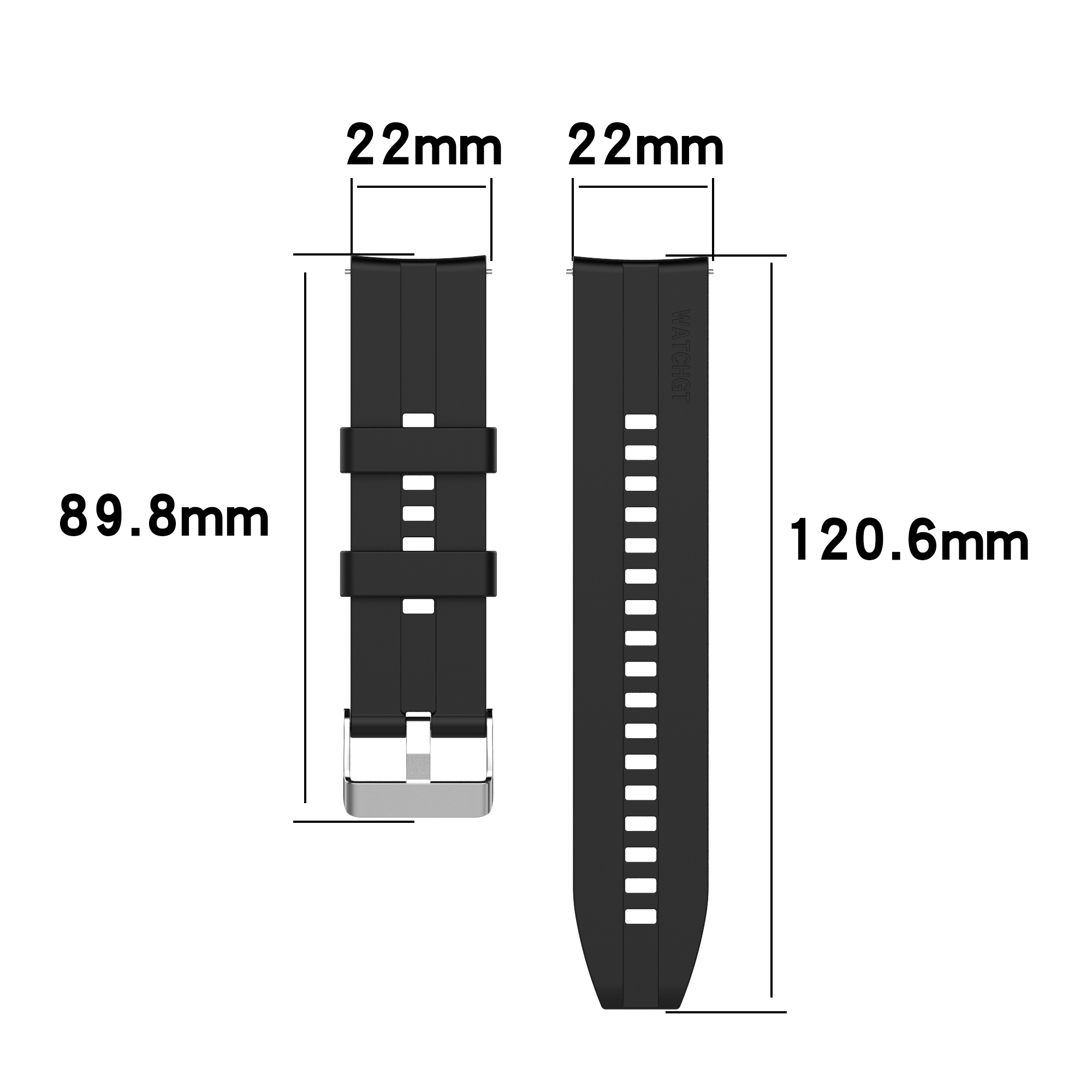 Bakeey-22mm-Multi-color-Silicone-Replacement-Strap-Smart-Watch-Band-For-Huawei-Watch-GT2-46MMGT2-Pro-1800244-5