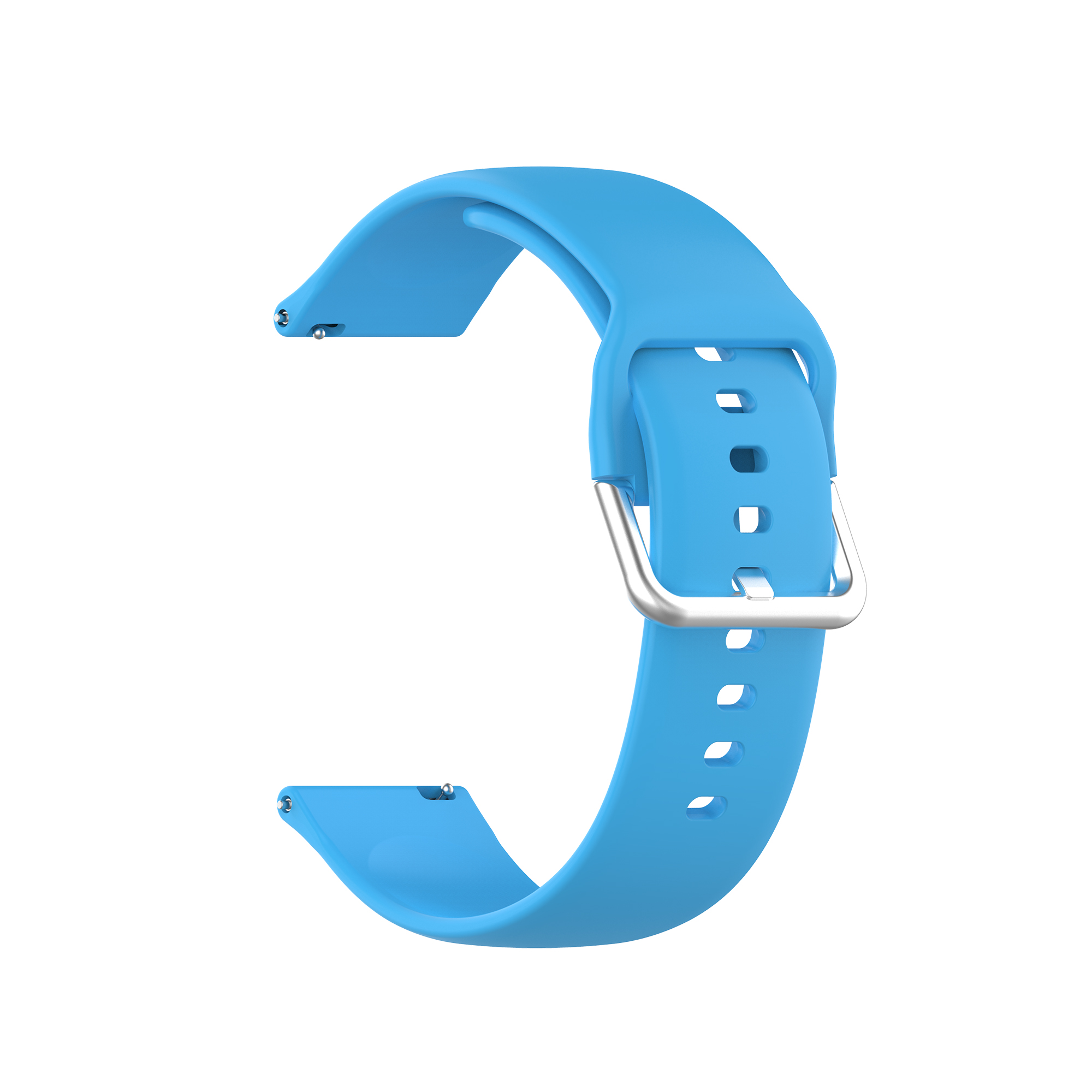 Bakeey-22mm-Multi-color-Silicone-Siver-Buckle-Replacement-Strap-Smart-Watch-Band-For-Huawei-Watch-GT-1768637-36