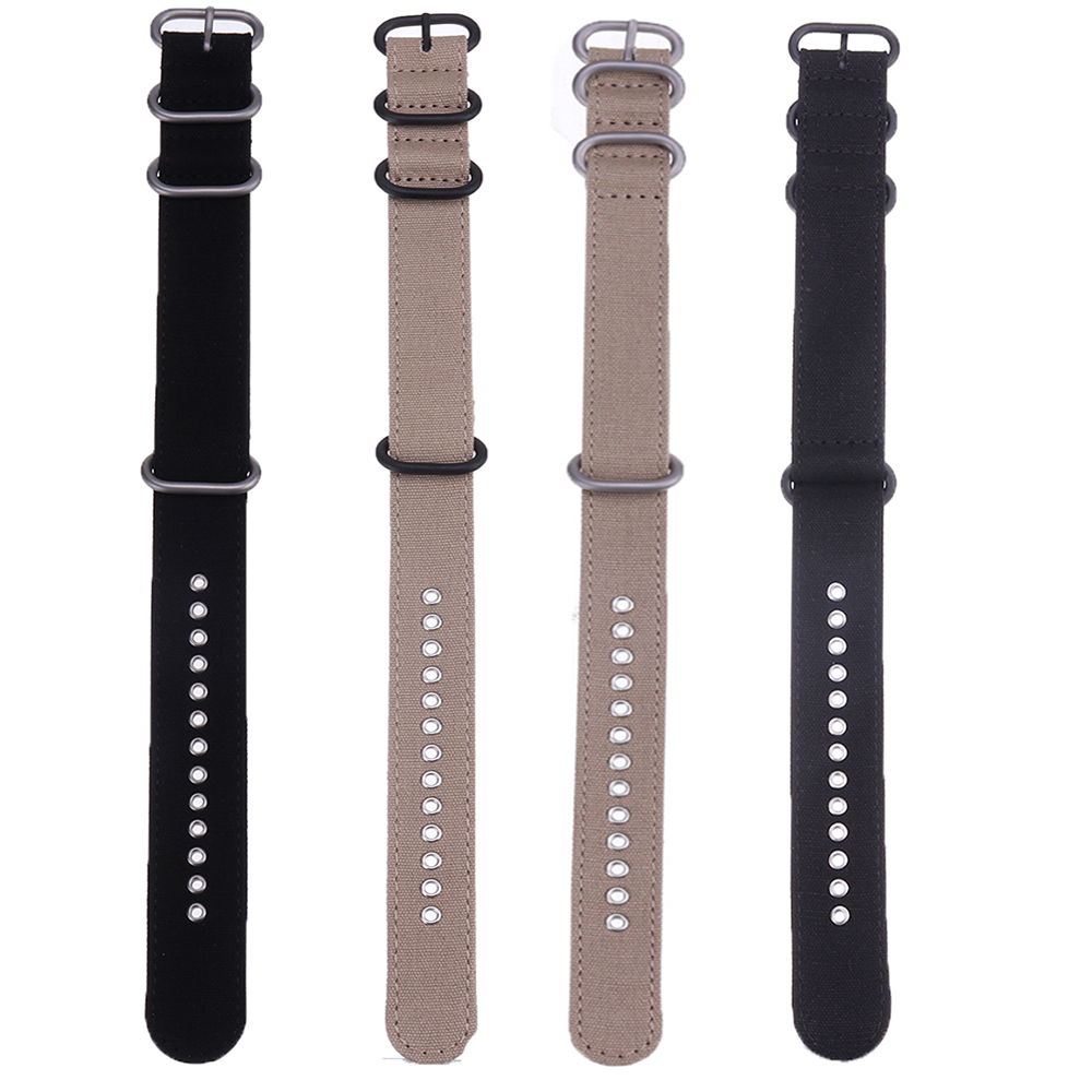 Bakeey-22mm-Multicolor-Thicken-Durable-Military-Canvas-Nylon-Watch-Band-Strap-1433326-1
