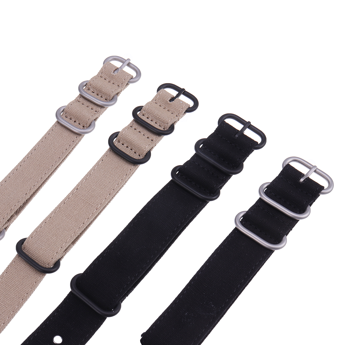 Bakeey-22mm-Multicolor-Thicken-Durable-Military-Canvas-Nylon-Watch-Band-Strap-1433326-2